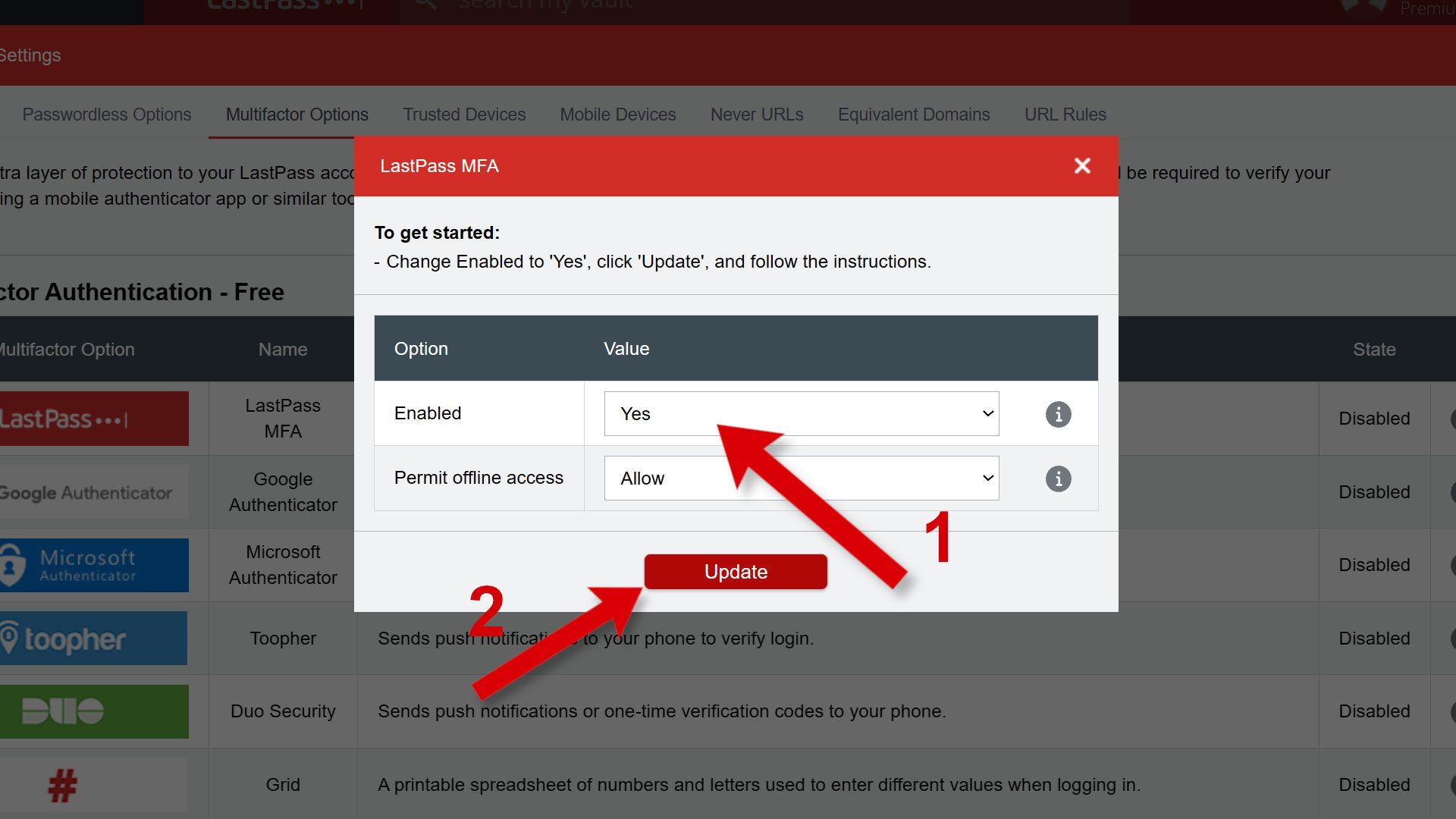 Lastpass How to create passkeys