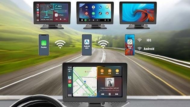 android auto wireless display for car