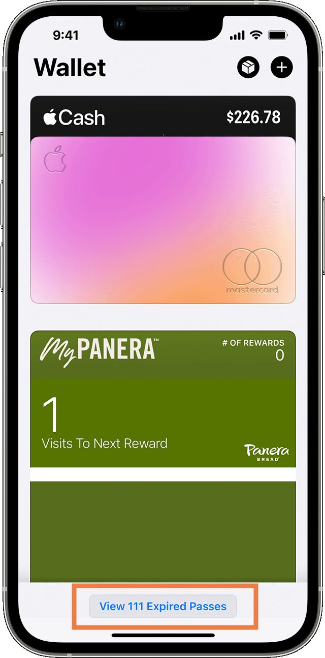 Apple Wallet How to remove credit cards and boarding passes