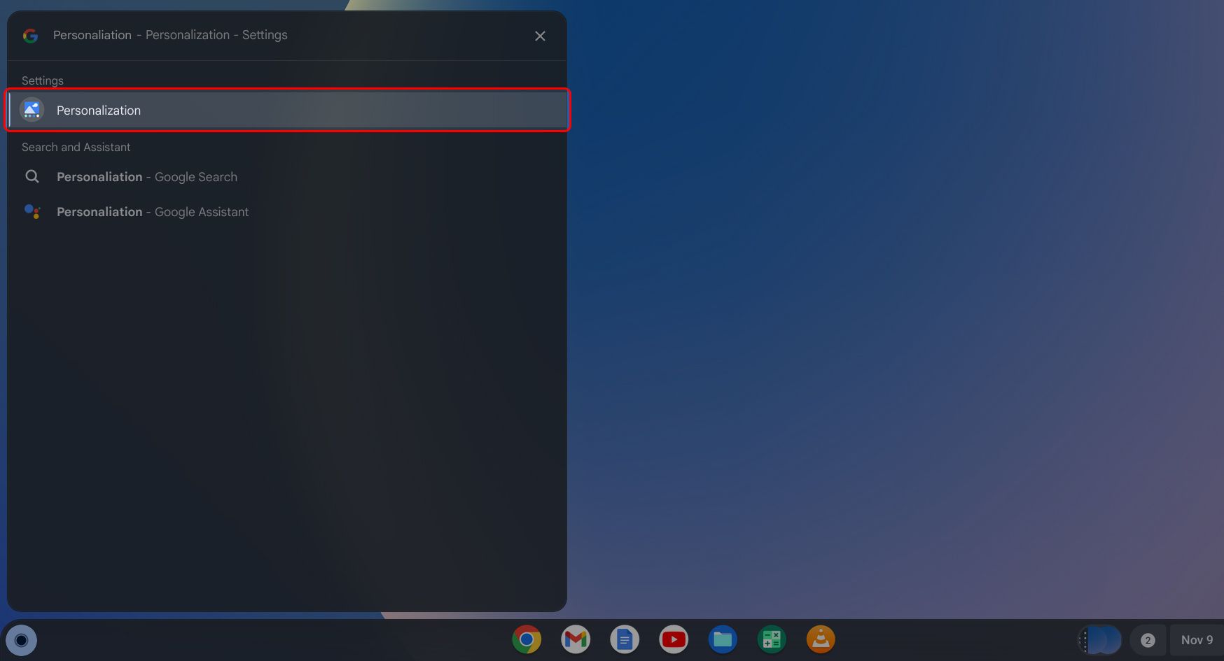 How to use the Chromebook Personalization Hub