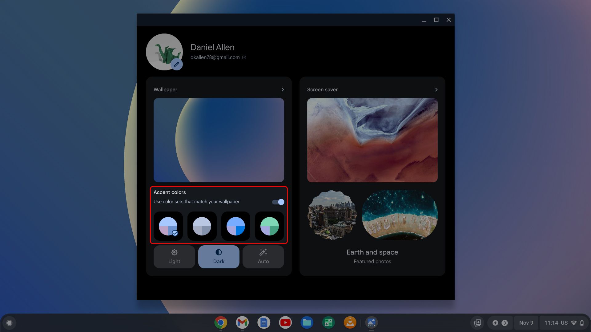 How to use the Chromebook Personalization Hub
