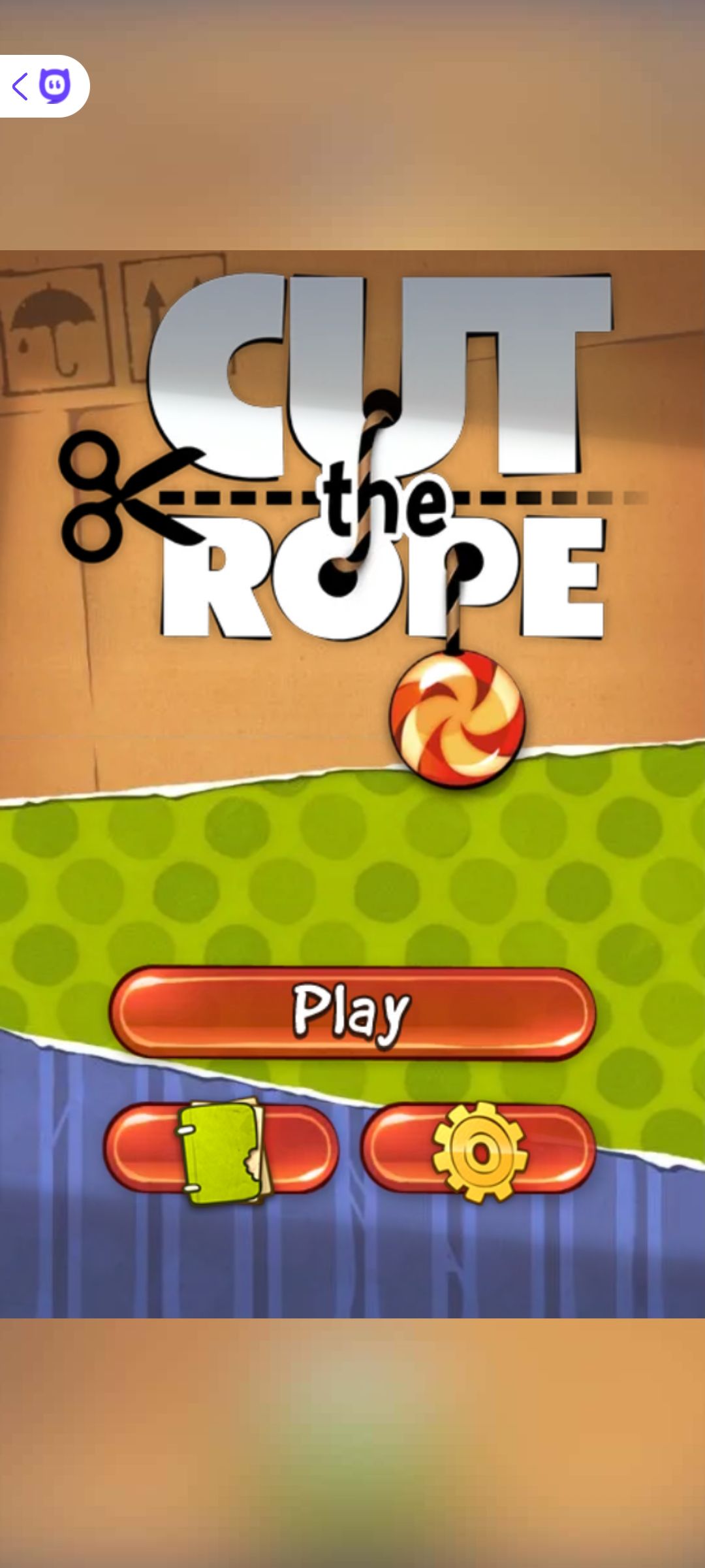 cut the rope crazy games start page