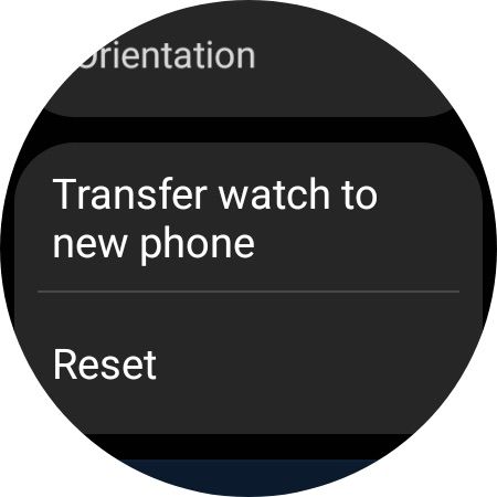 Galaxy watch 2025 reset itself