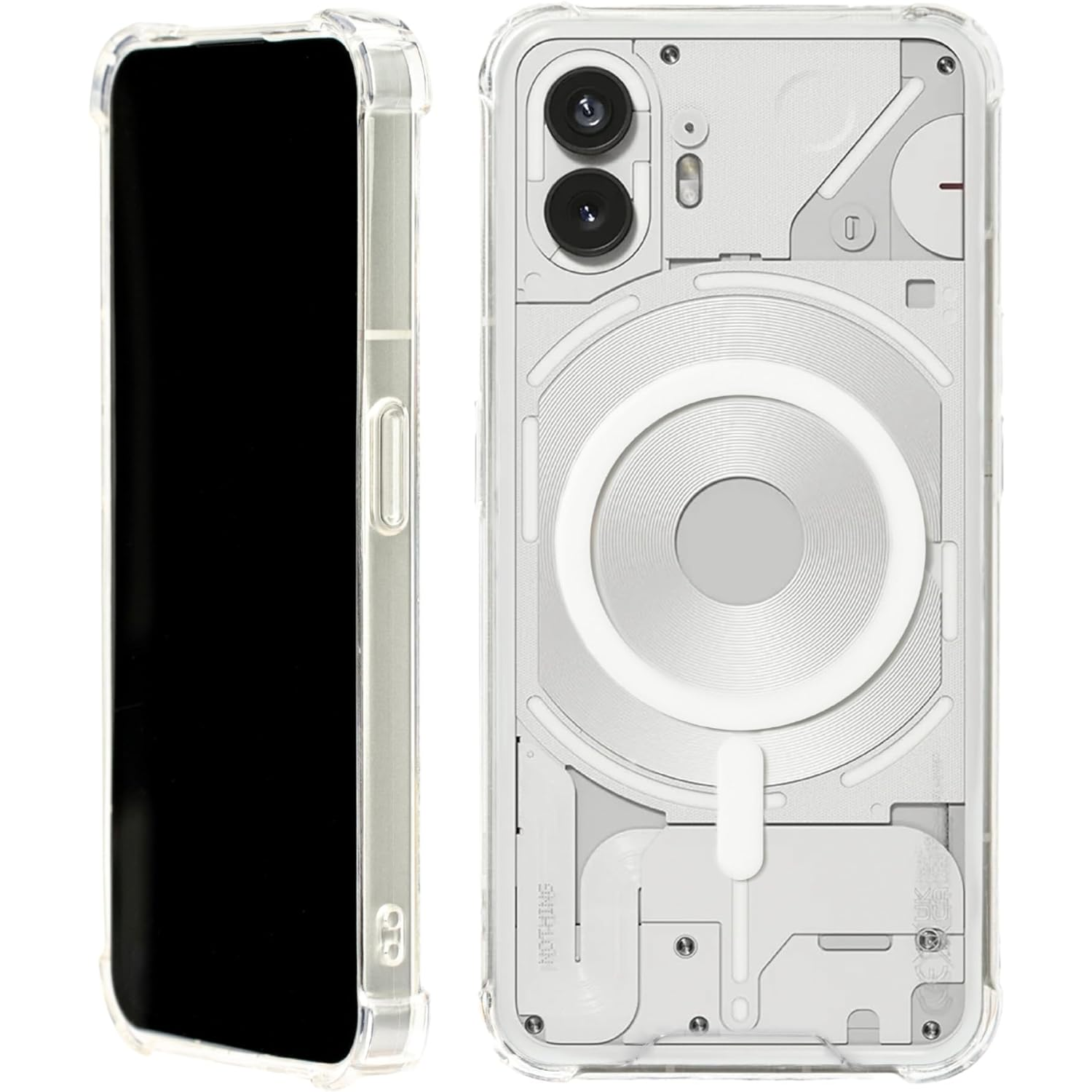 JProtect case for Nothing Phone 2, front and back view