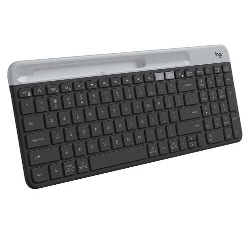 Logitech k585 Keyboard, angled view