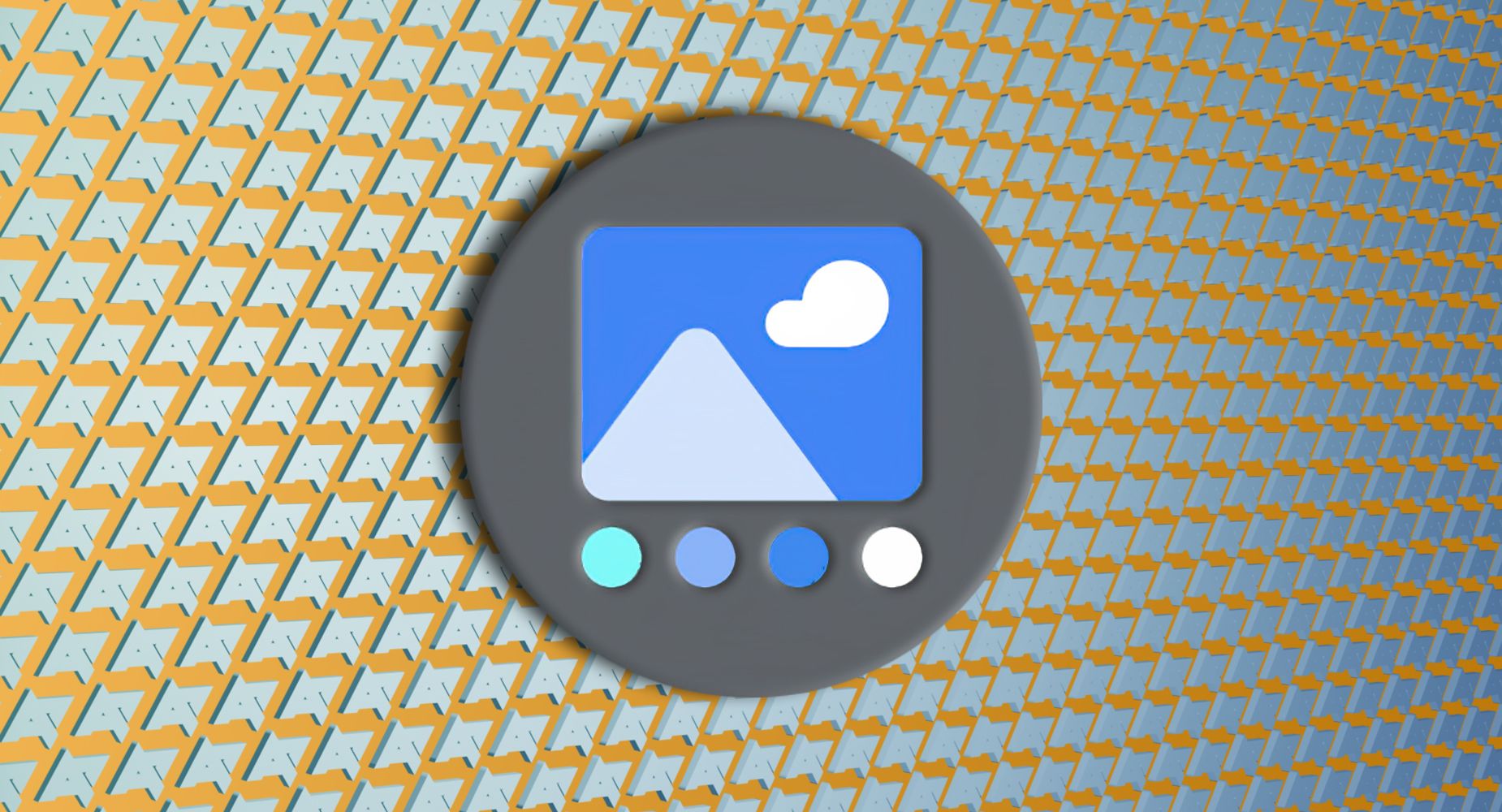 ChromeOS Personalization Hub icon overlaid on an array of AP logos