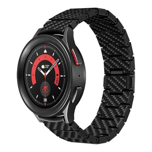 Pitaka Carbon Fiber Watch Band for Galaxy Watch 6 in black