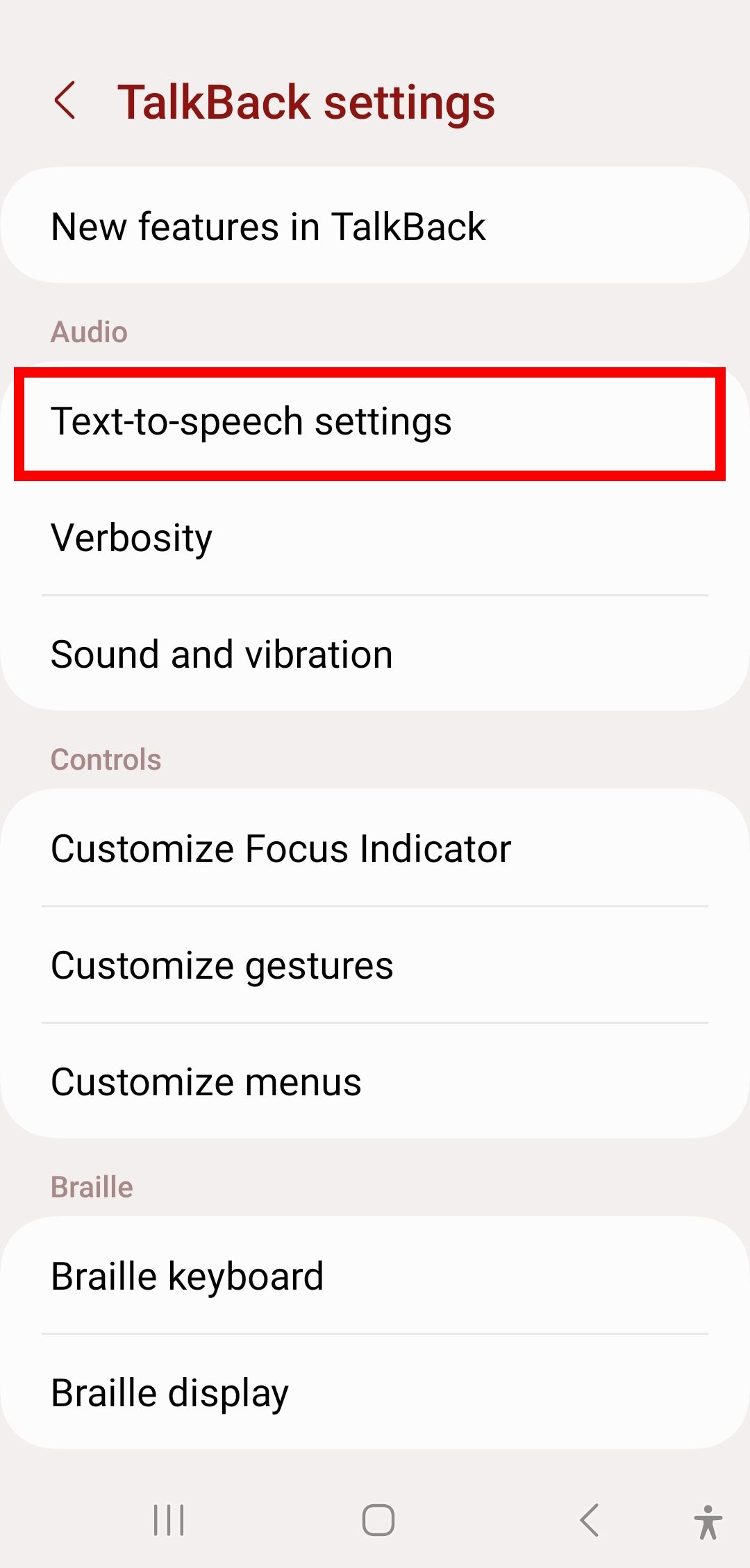 How to use Samsung's TalkBack feature - How To Turn Off Text To Speech On Samsung Tv