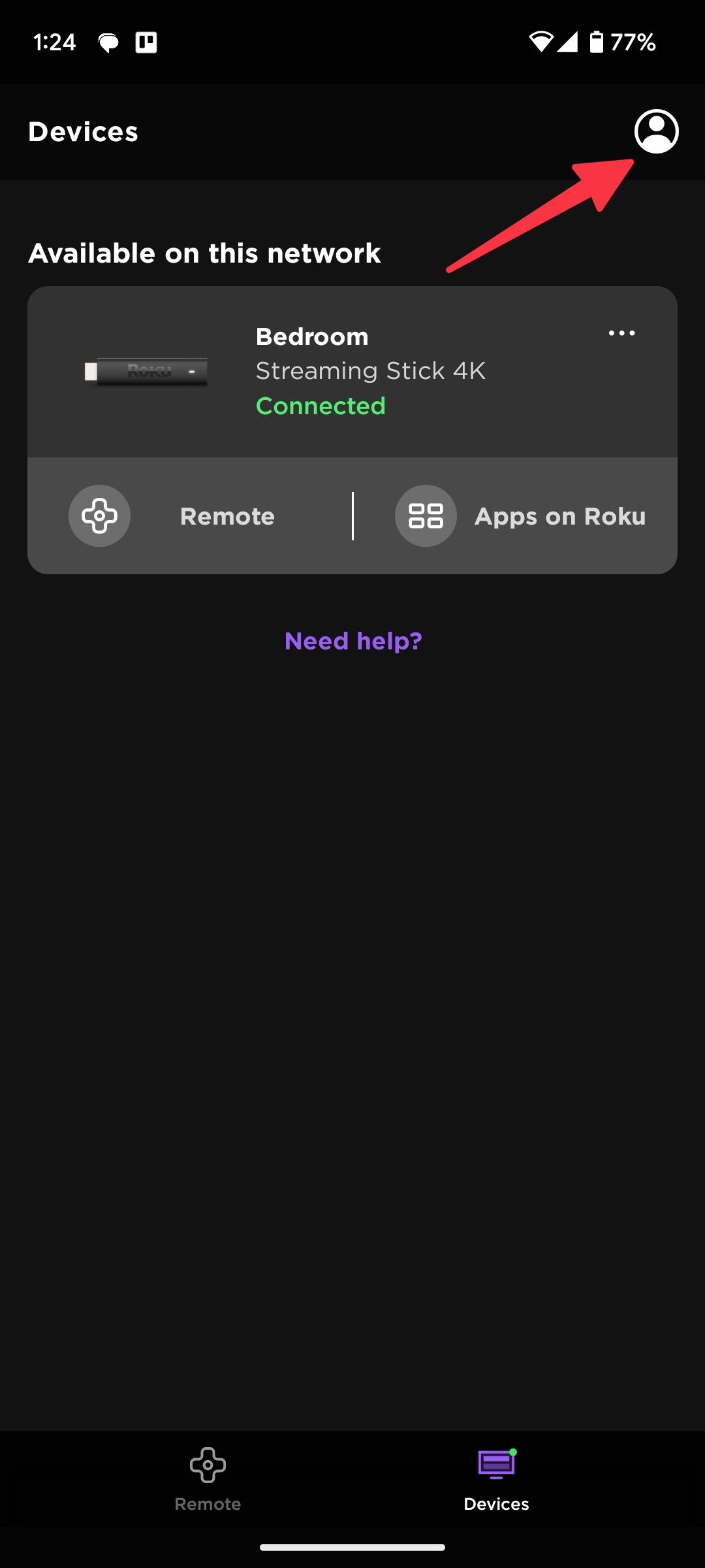 Open Roku account