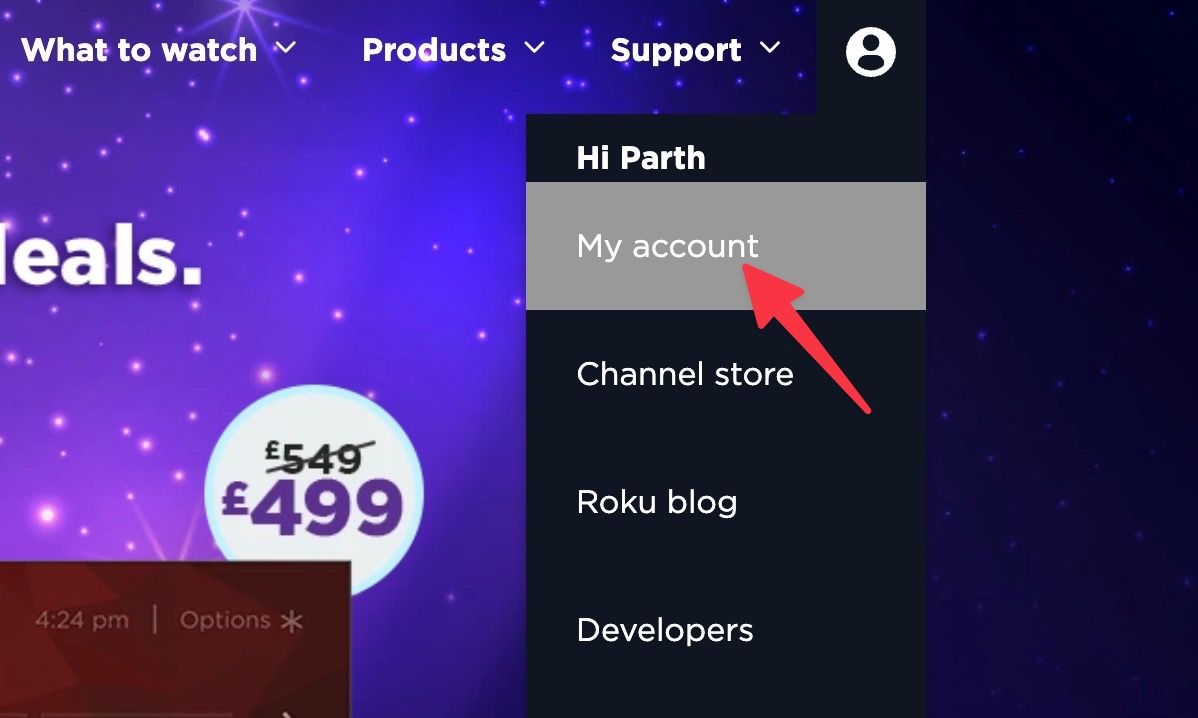 What is deals my roku pin