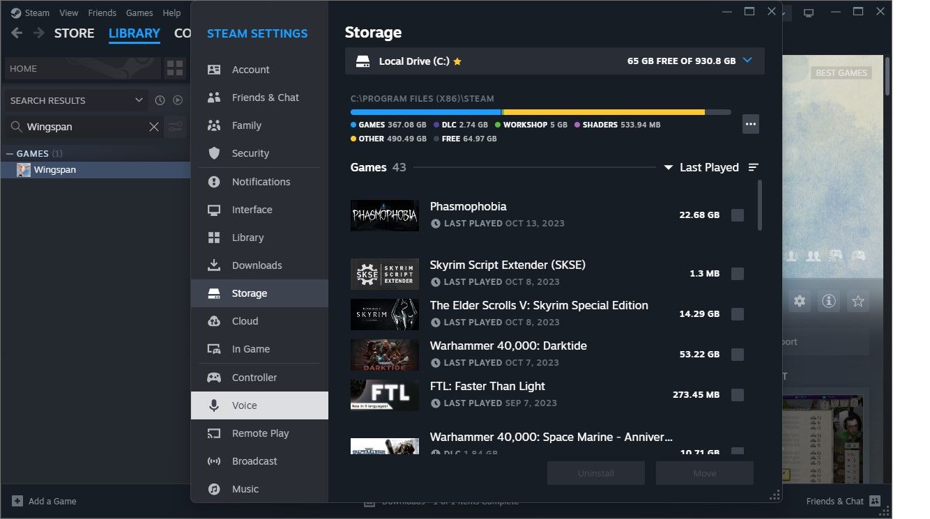 How to find your Steam downloads folder