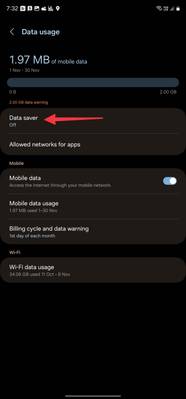How To Turn Off Android Data Saver Mode