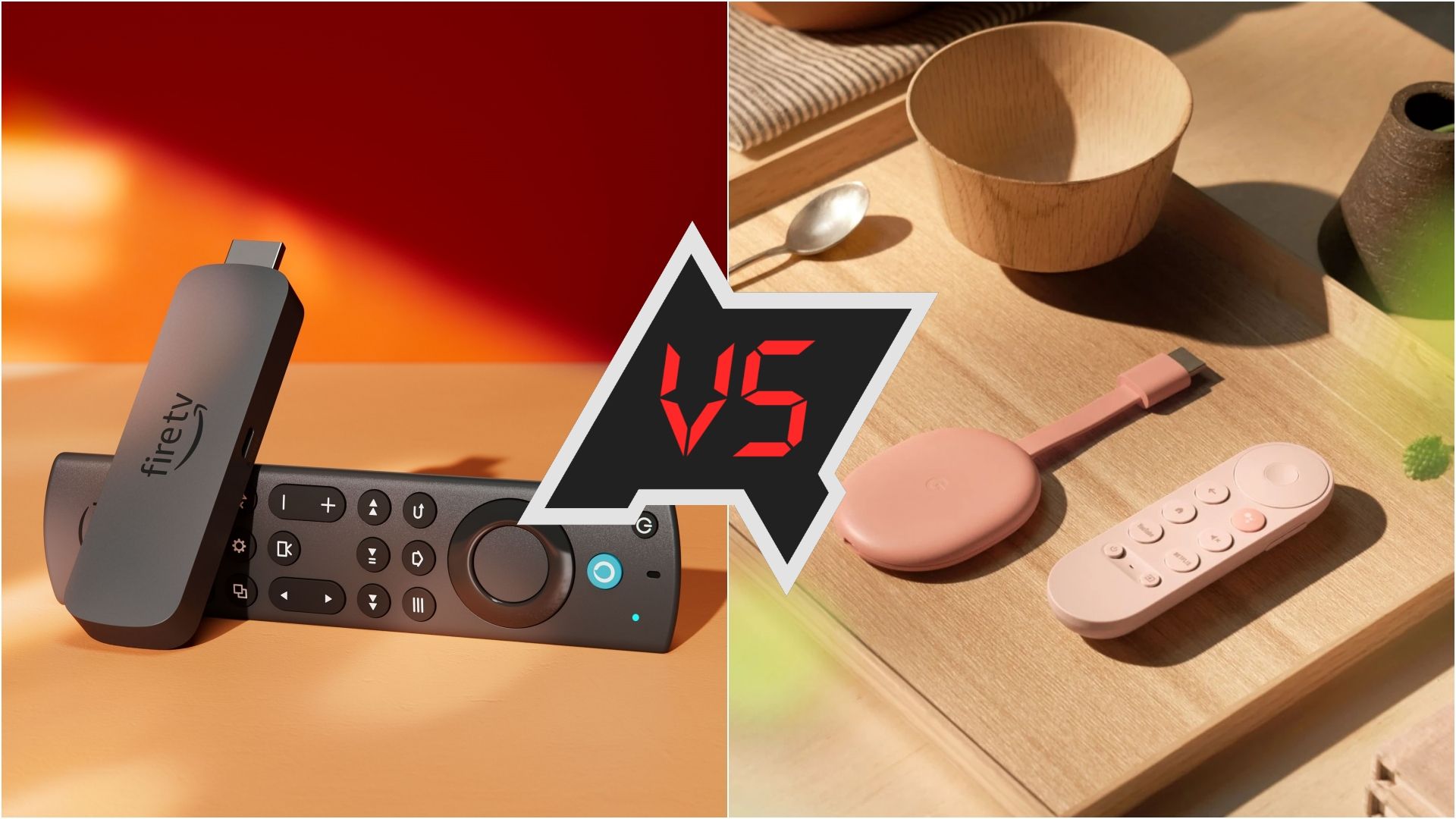 Fire TV Stick 4K vs Chromecast with Google TV: which is the best TV  streaming device?