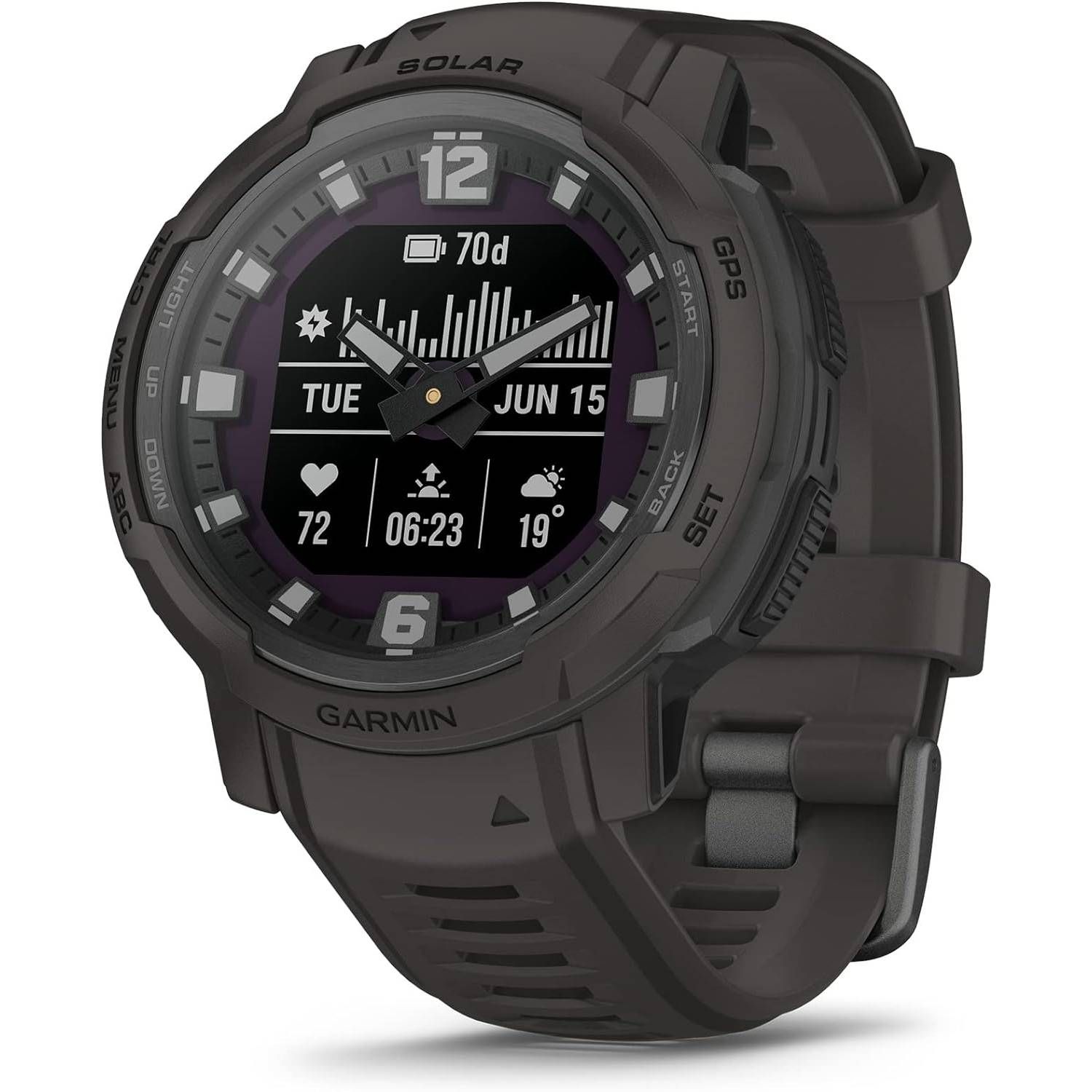 A render of the Garmin Instinct Crossover Solar