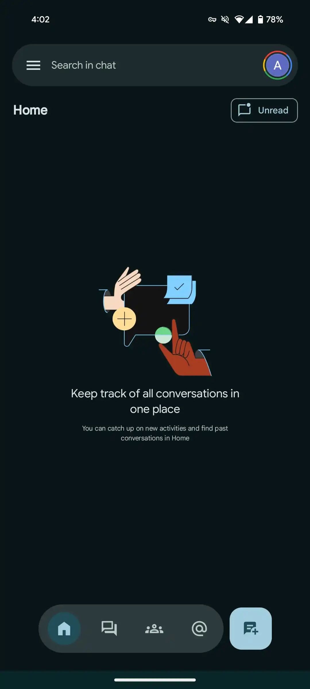 Redesigned Google Chat with floating tab bar rolling out on Android