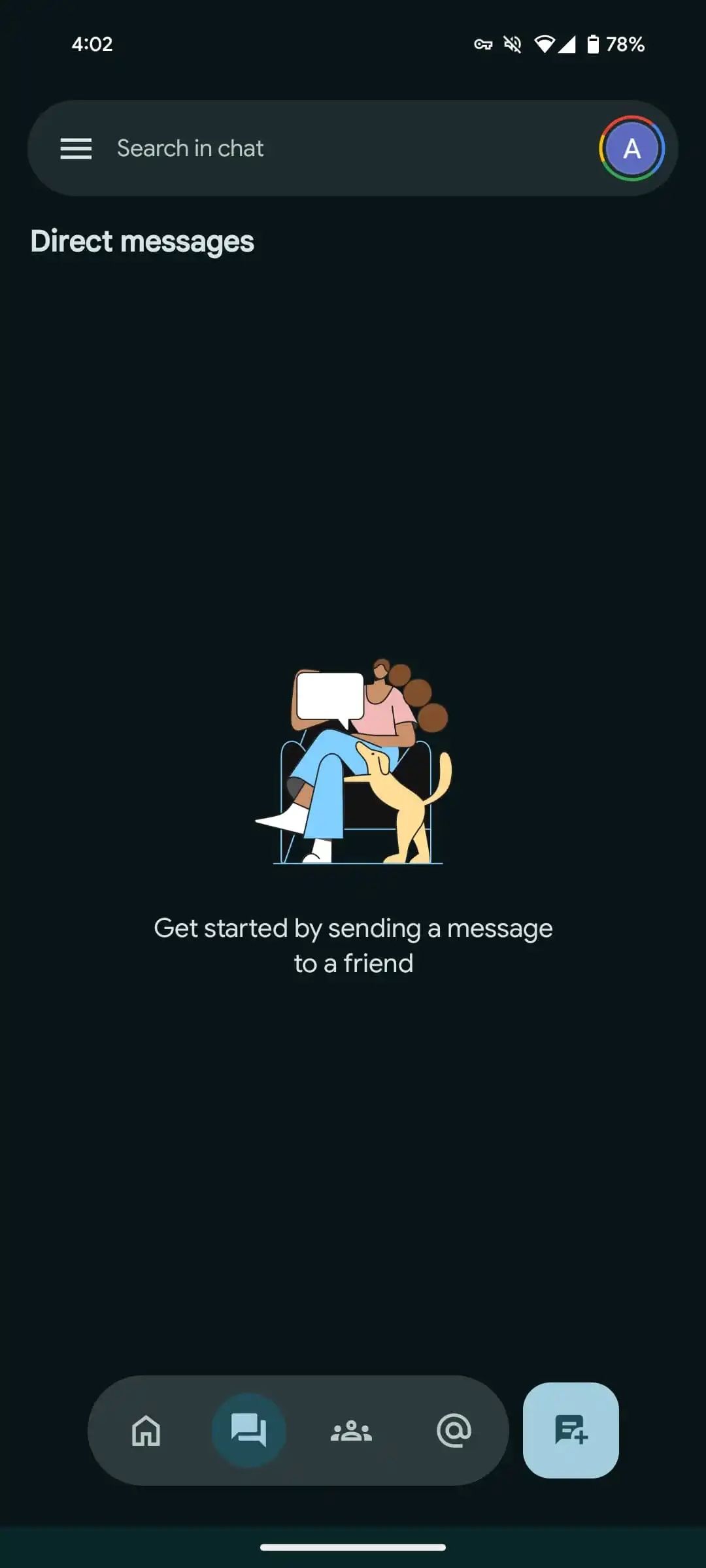 Redesigned Google Chat with floating tab bar rolling out on Android