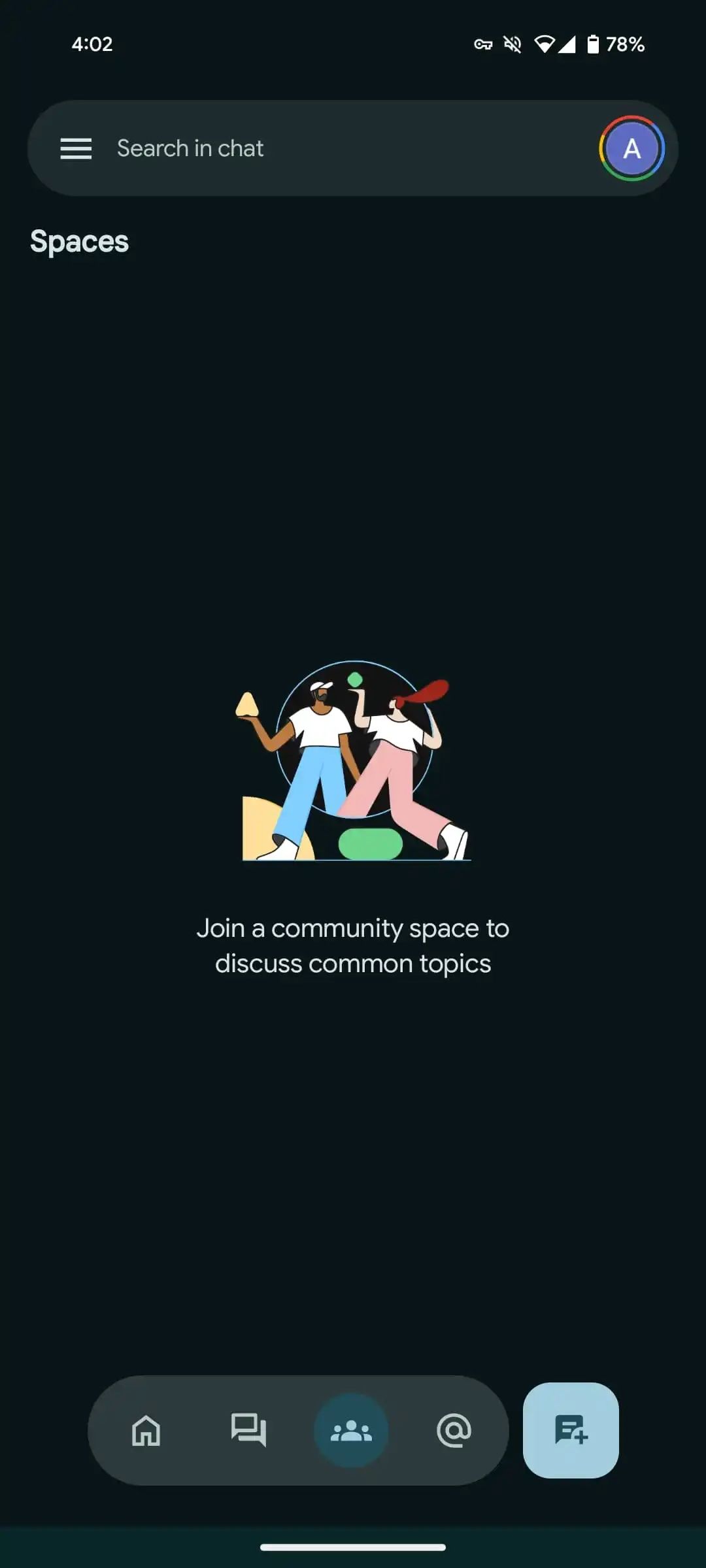 Redesigned Google Chat with floating tab bar rolling out on Android