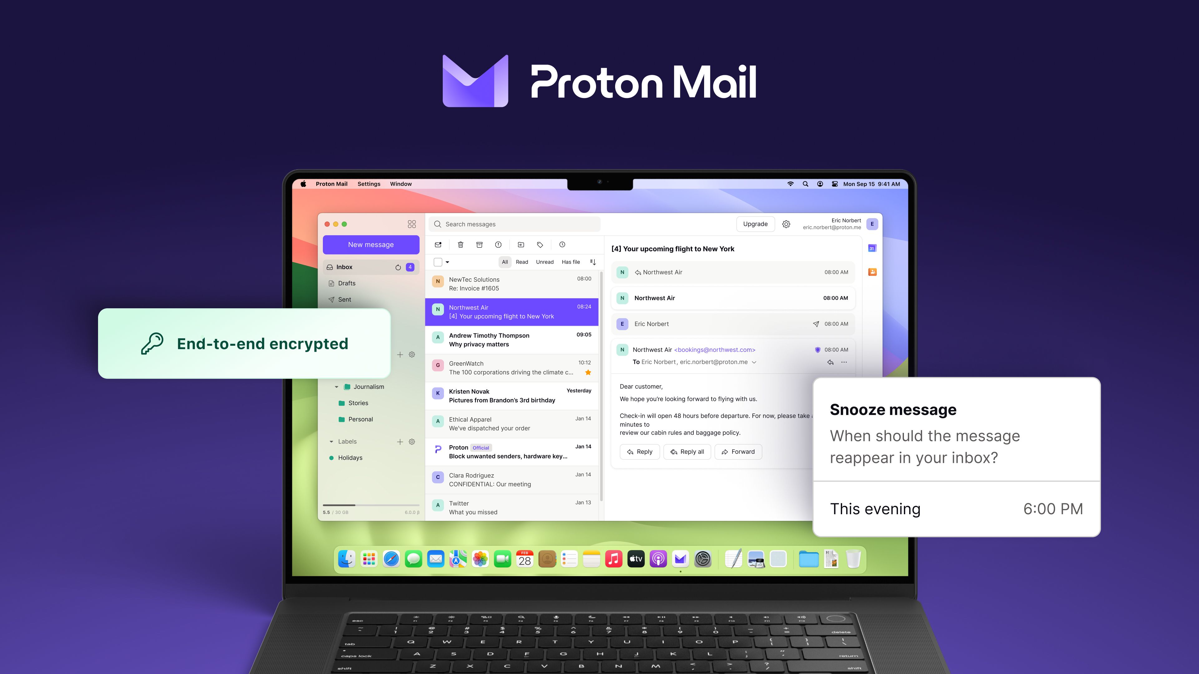 Proton Mail now has another merit over Gmail on desktop