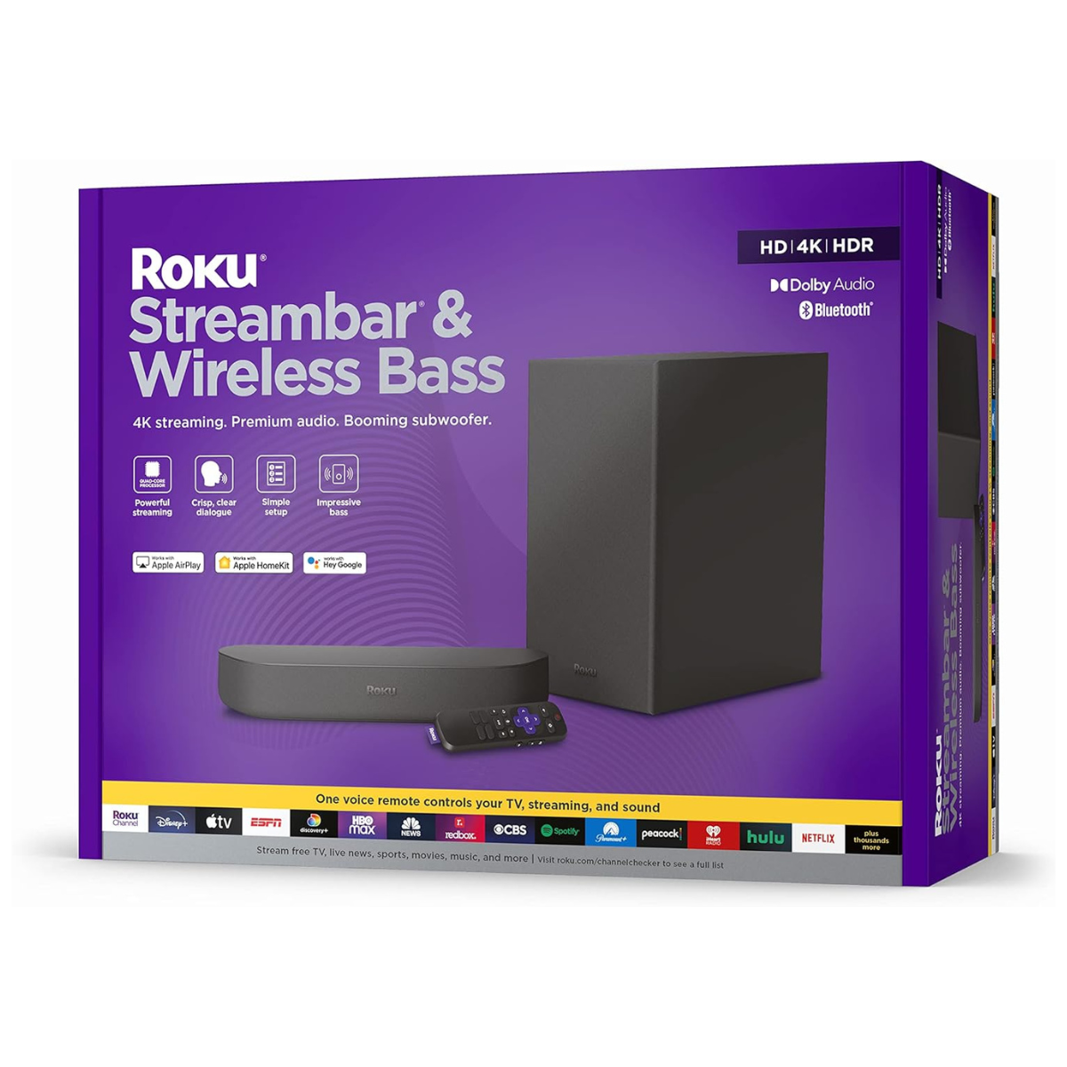 Best Roku In 2024   Roku Streambar Wireless Bass Product 1 