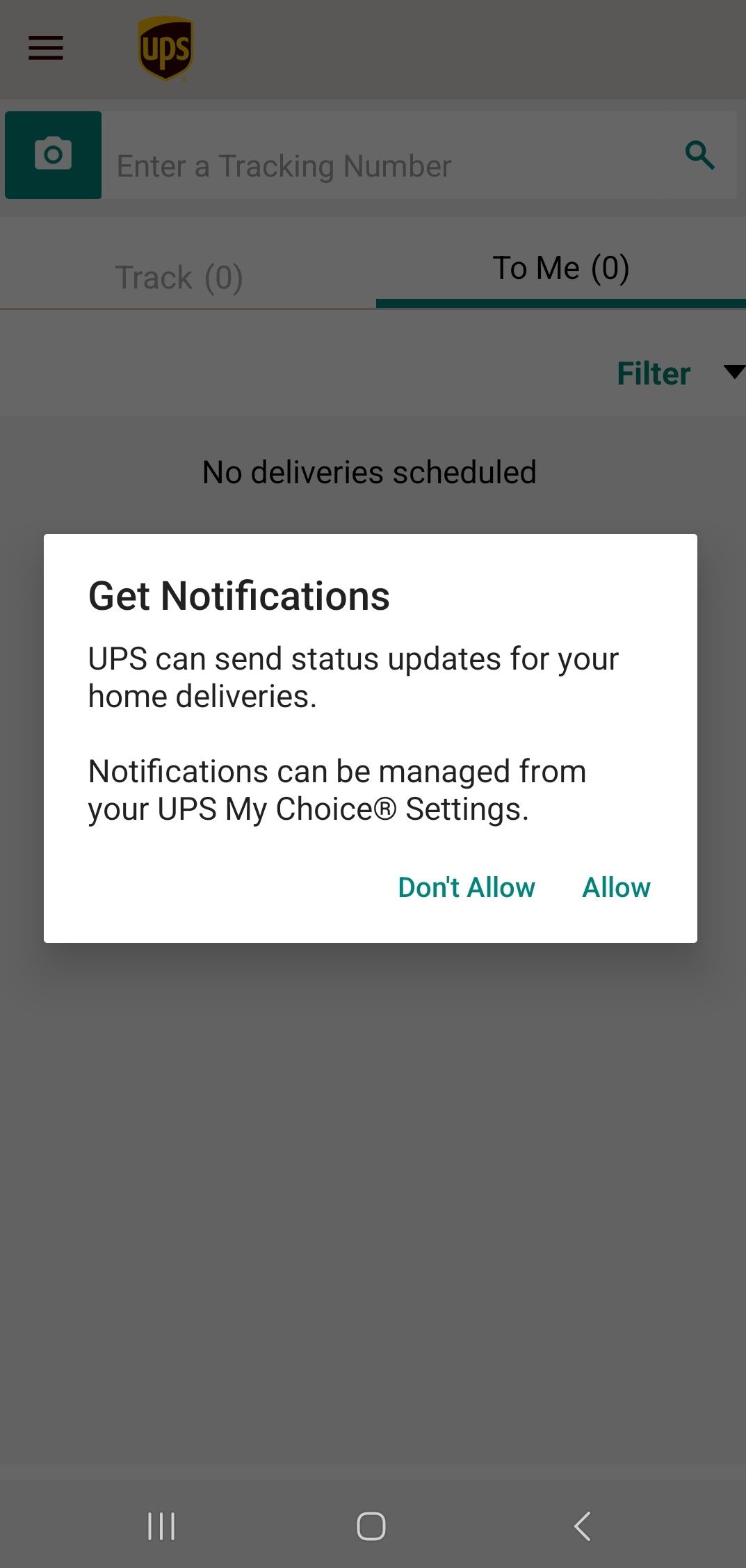 UPS How to set up package delivery notifications