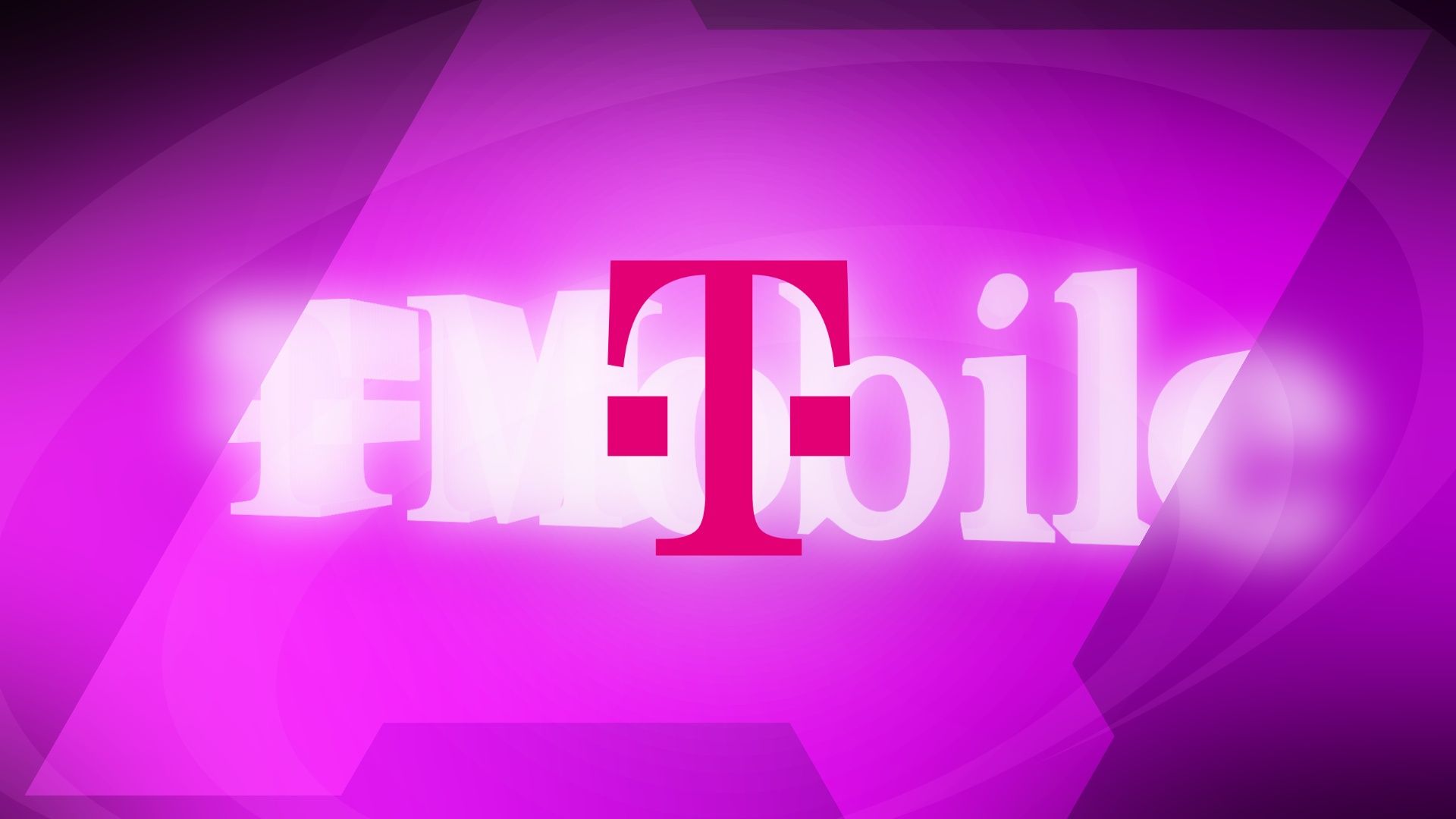 The T-Mobile logo against a purple background
