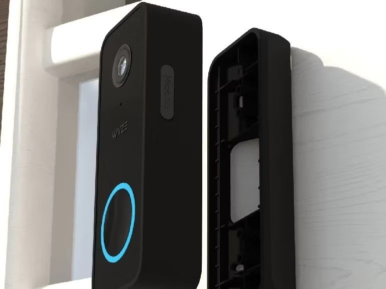 Wyze Video Doorbell v2 mounting position lifestyle image 