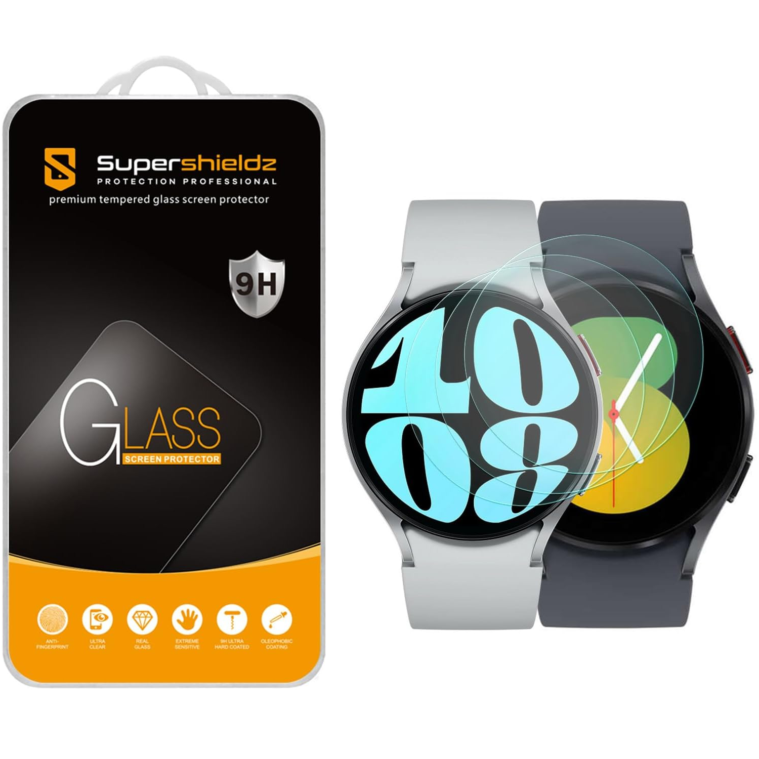 Supershieldz (3 Pack) Screen Protector for Galaxy Watch 5 (40mm)