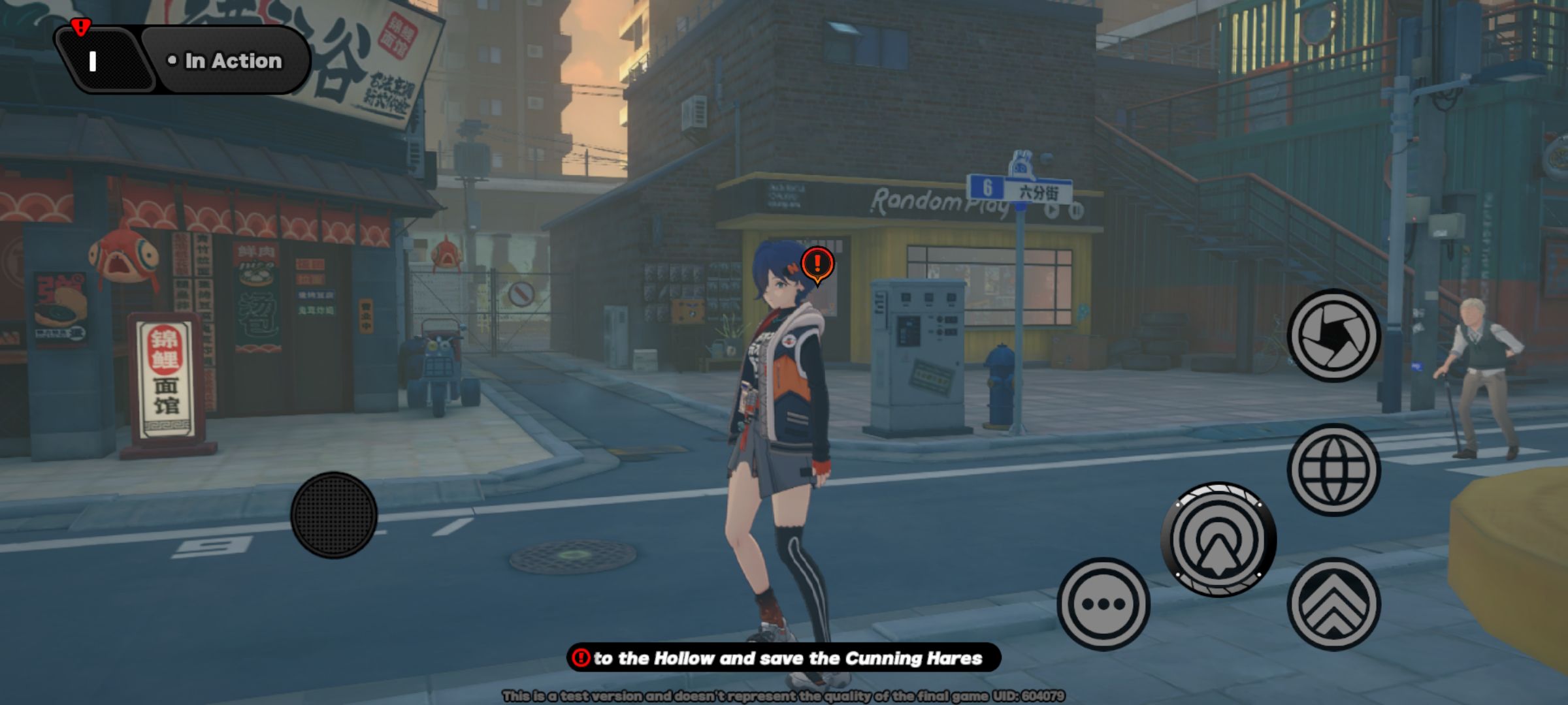 snapshot of the central townhub in zenless zone zero