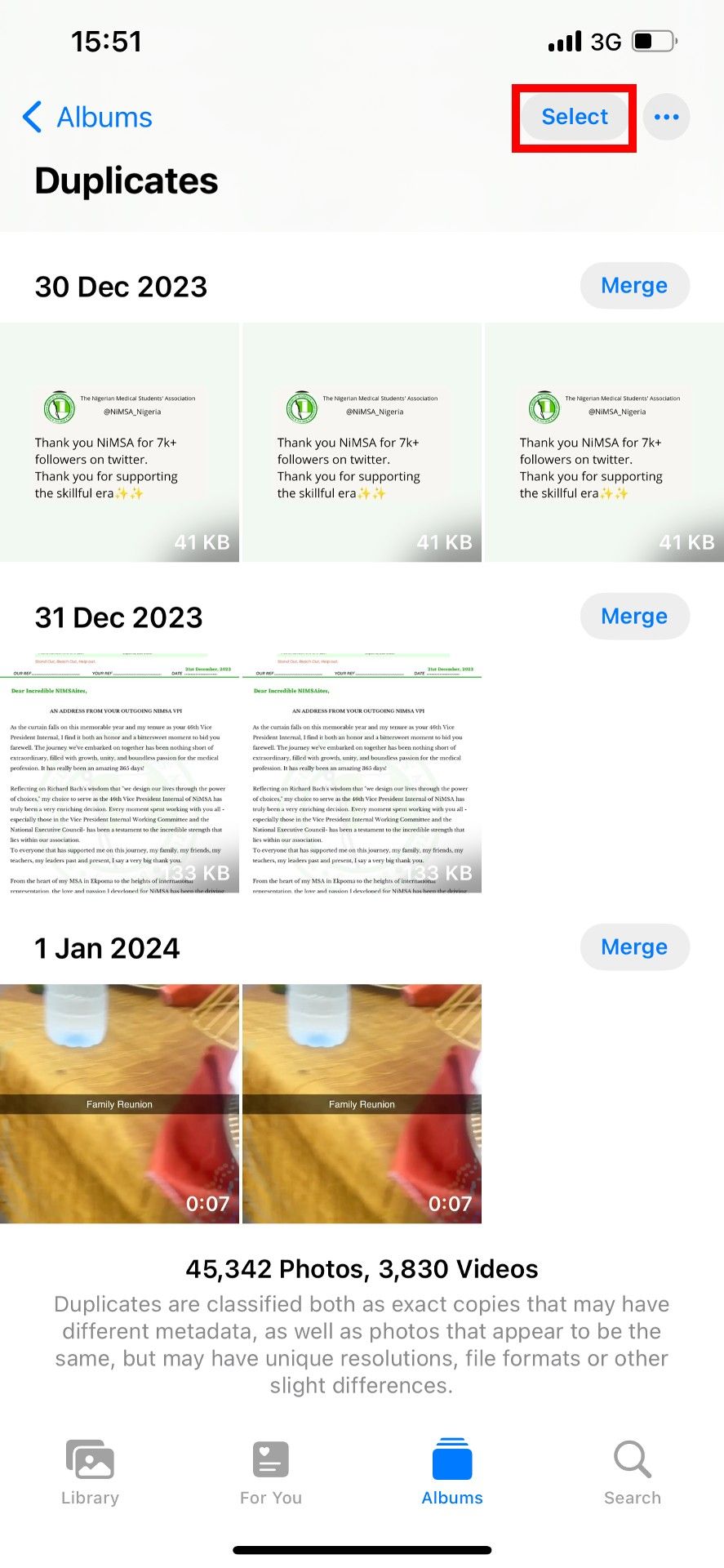 how to delete duplicate photos in iphone 13