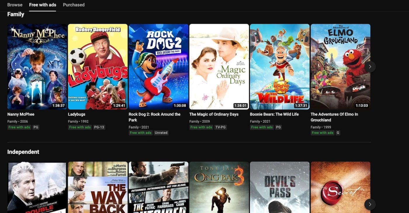 Free movie sites hot sale for smart tv