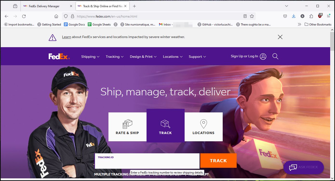 FedEx How to set up delivery notifications