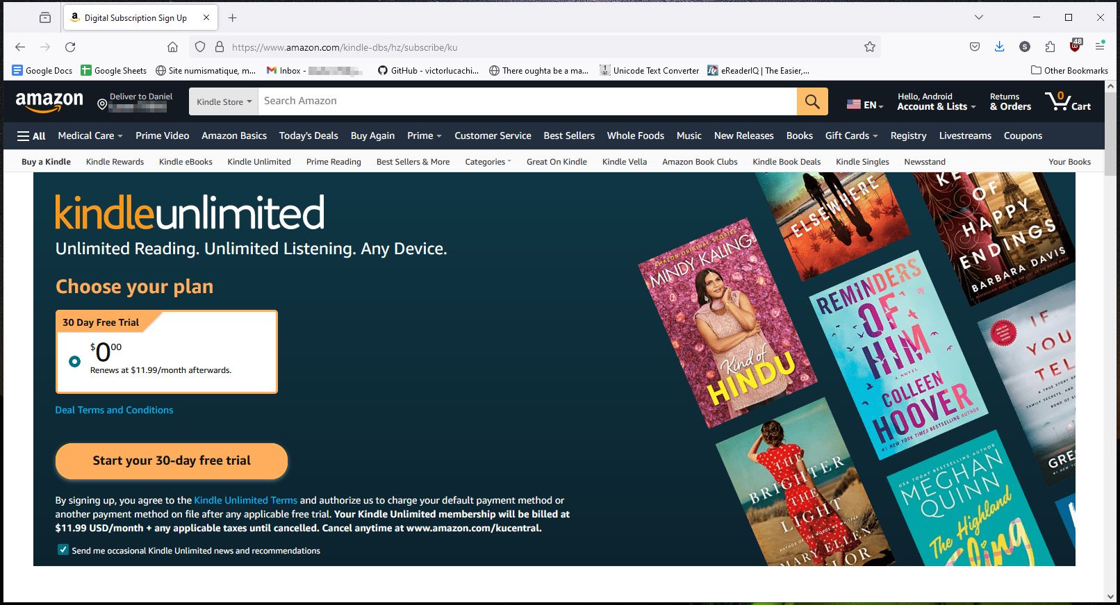 How To Cancel A Kindle Unlimited Subscription