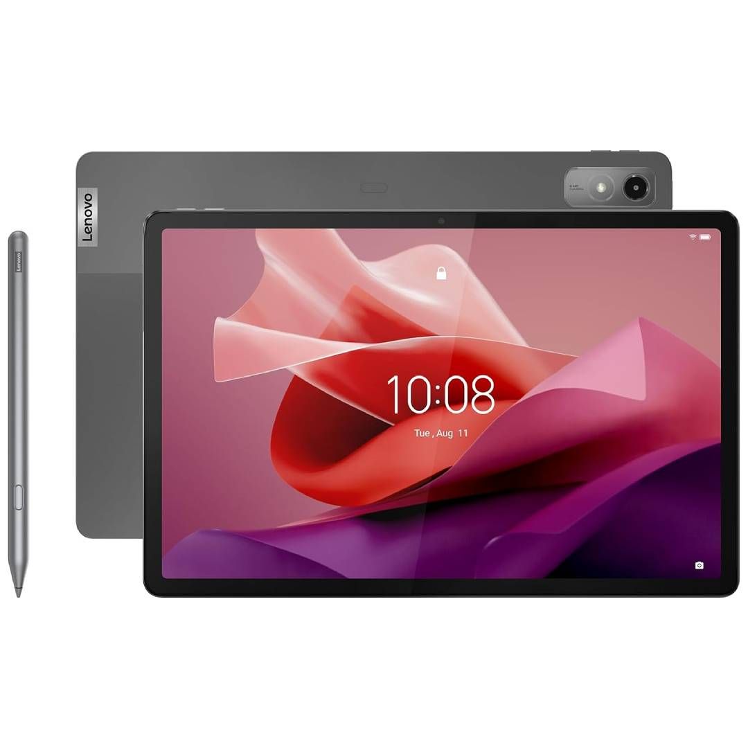 A render of the Lenovo Tab P12 and the Lenovo Precision Pen 3