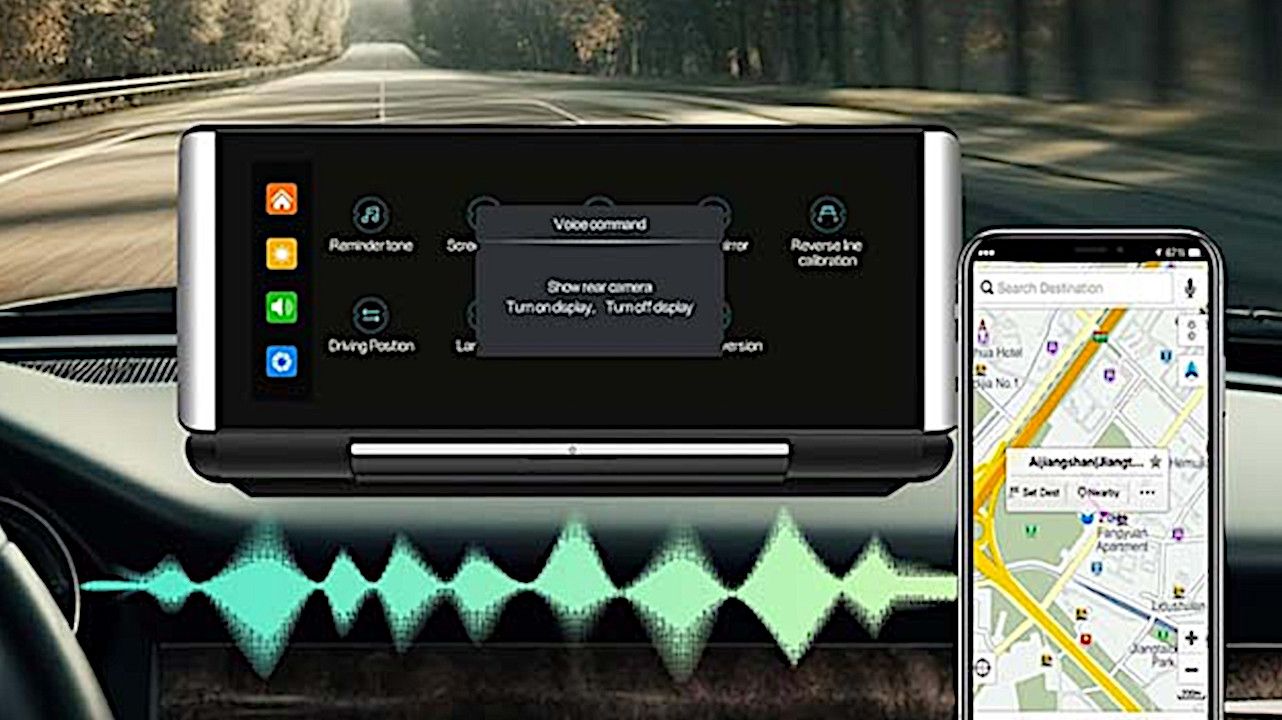 Add Android Auto to any car with this 6.8-inch foldable display for under $100 today