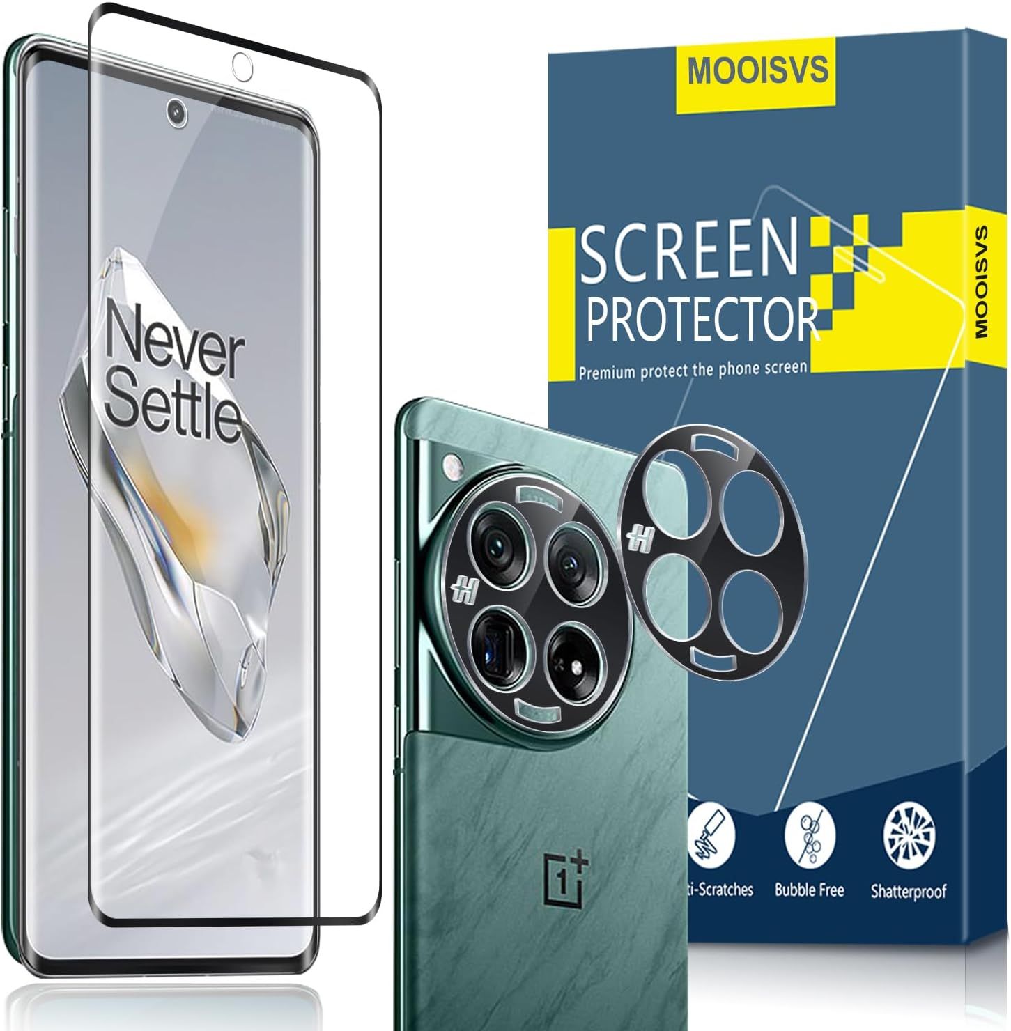 Render of the Mooisvs Screen Protector for OnePlus 12