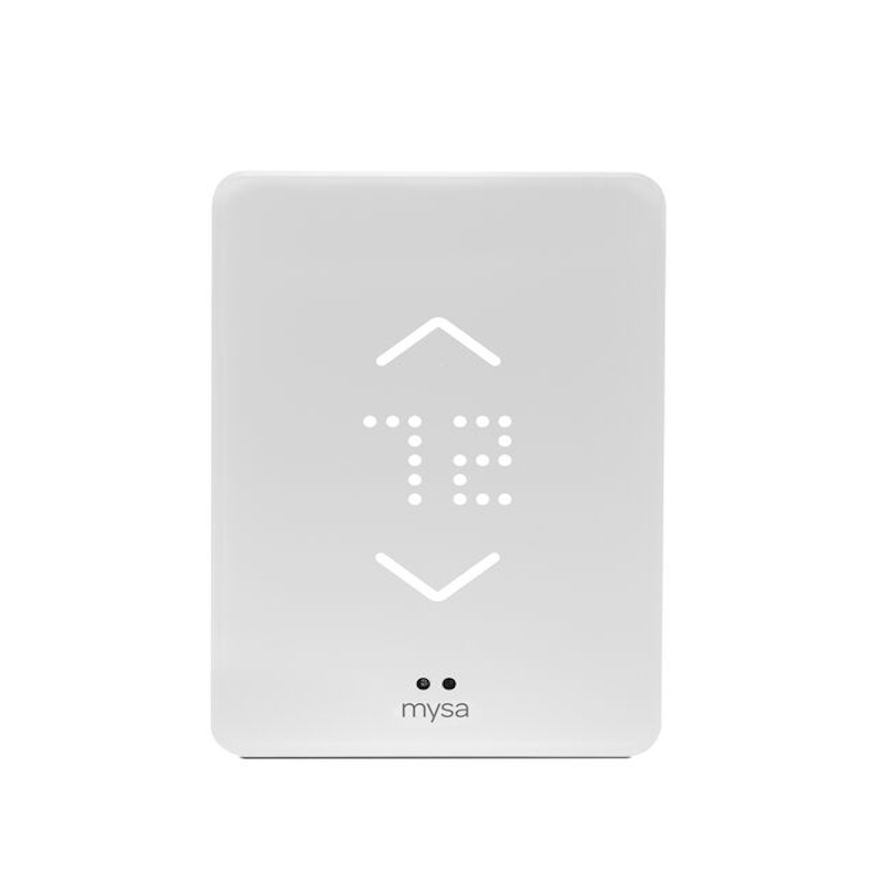 Mysa Smart Thermostat for Electric Baseboard and in-Wall Heaters V2 on white background
