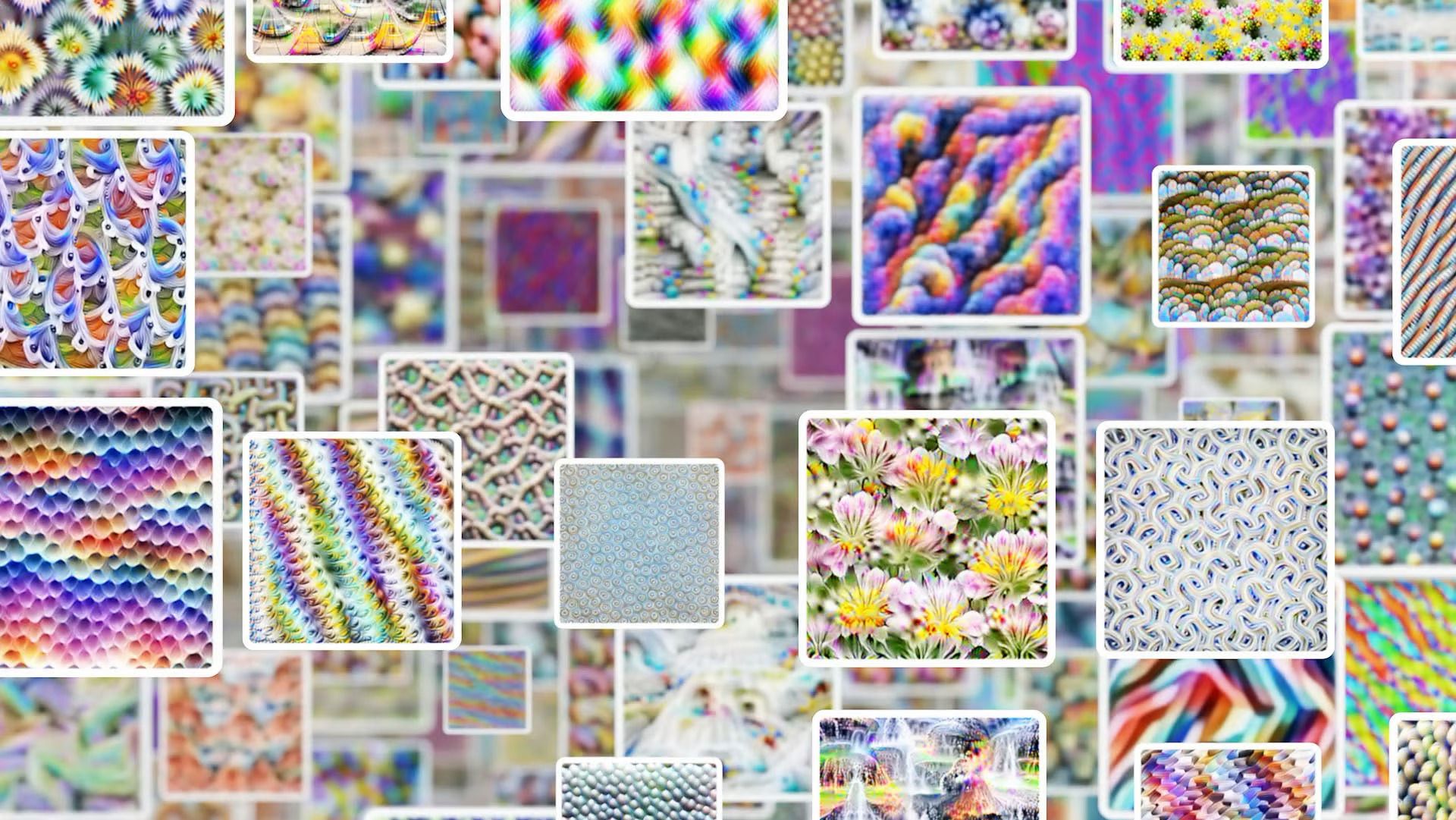 A collage of OpenAI Microscope images