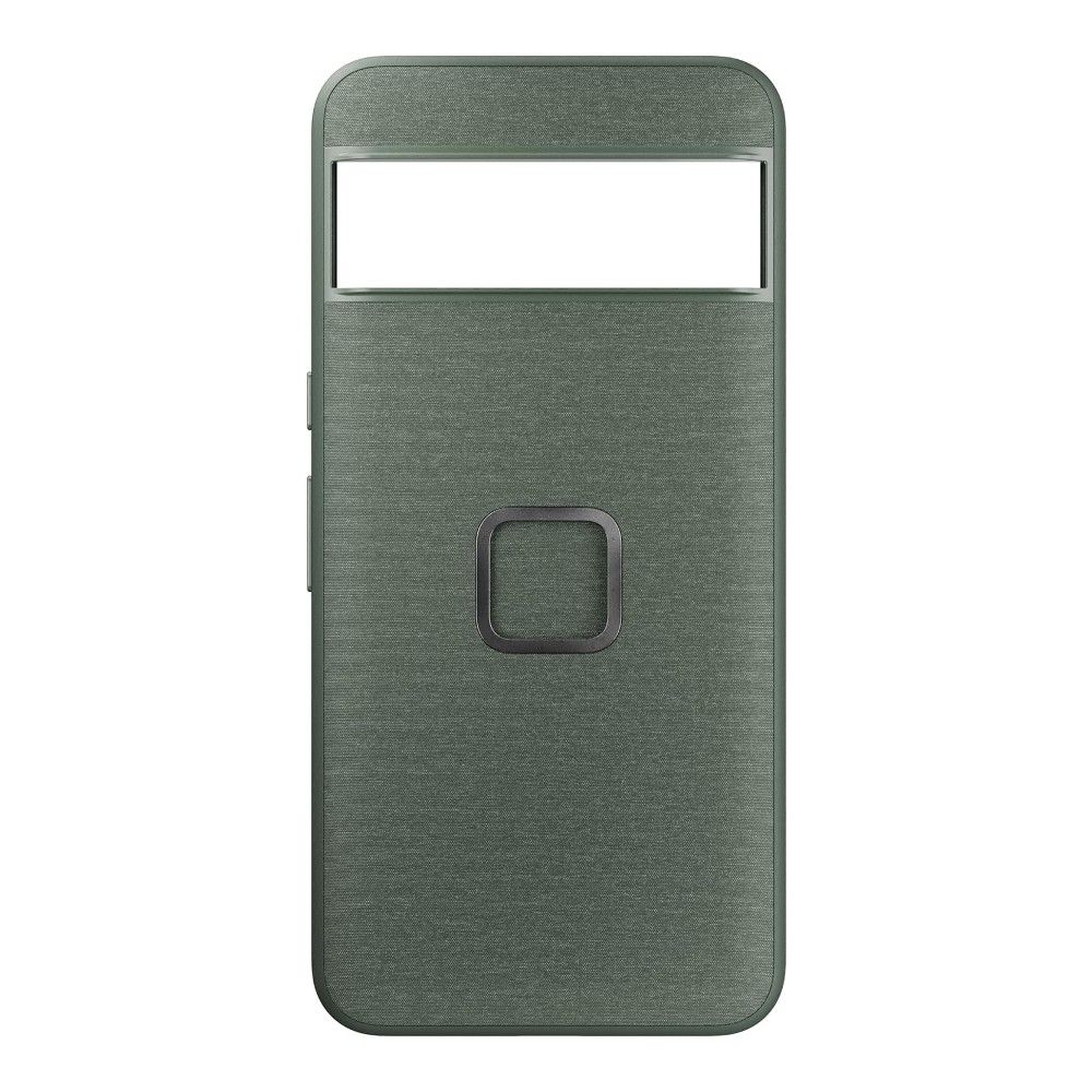 A sage green Peak Design Everyday Case for the Pixel 8 Pro on a white background