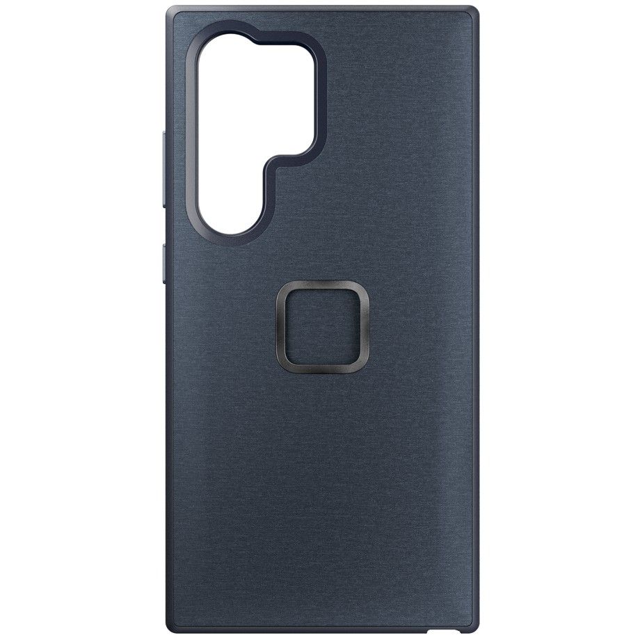 A flat back view of the Peak Design Everyday for Galaxy S24 Ultra in Midnight blue without a phone in it