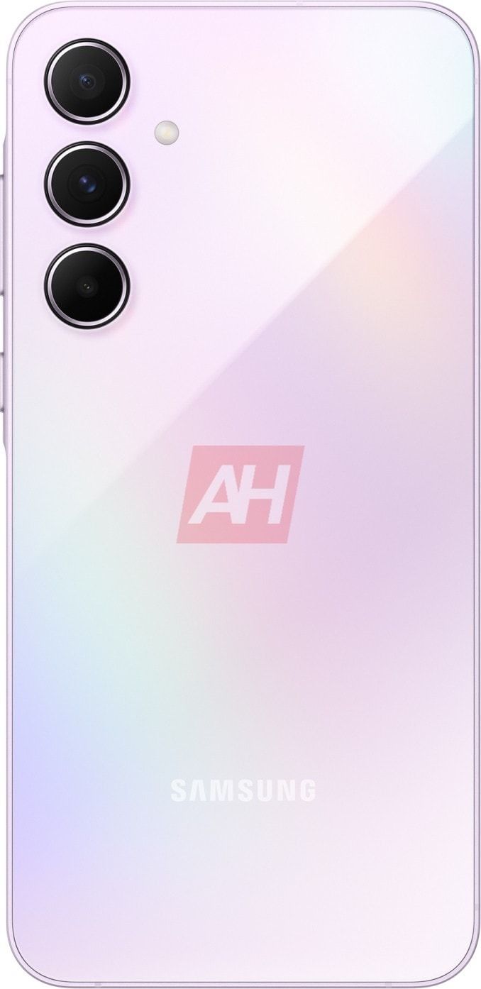 Render of the opalescent backplate of the Samsung Galaxy A55 