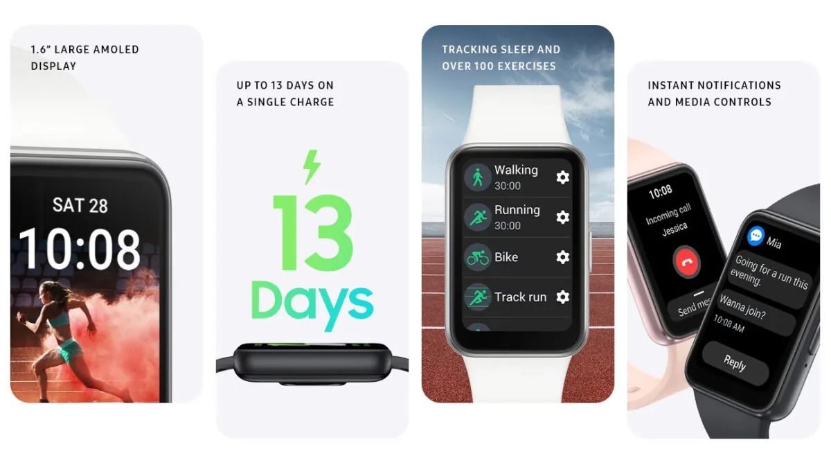 A screenshot of the Galaxy Fit 3 product page
