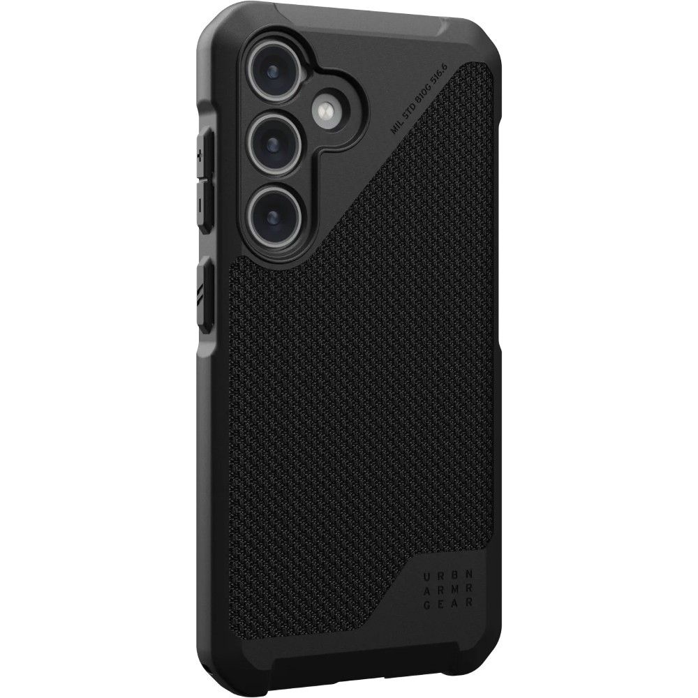 The kevlar-backed UAG Metropolis Lt Pro case for the Galaxy S24 on a white background