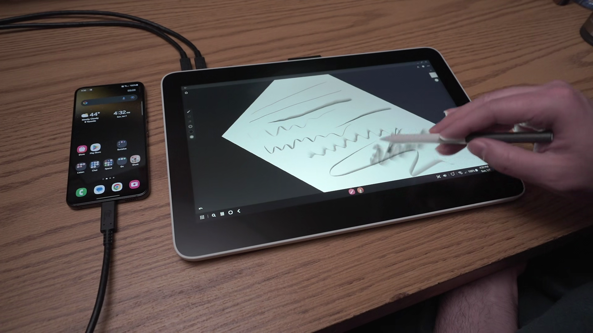 Wacom One 13 touch use and resposiveness thumbnail