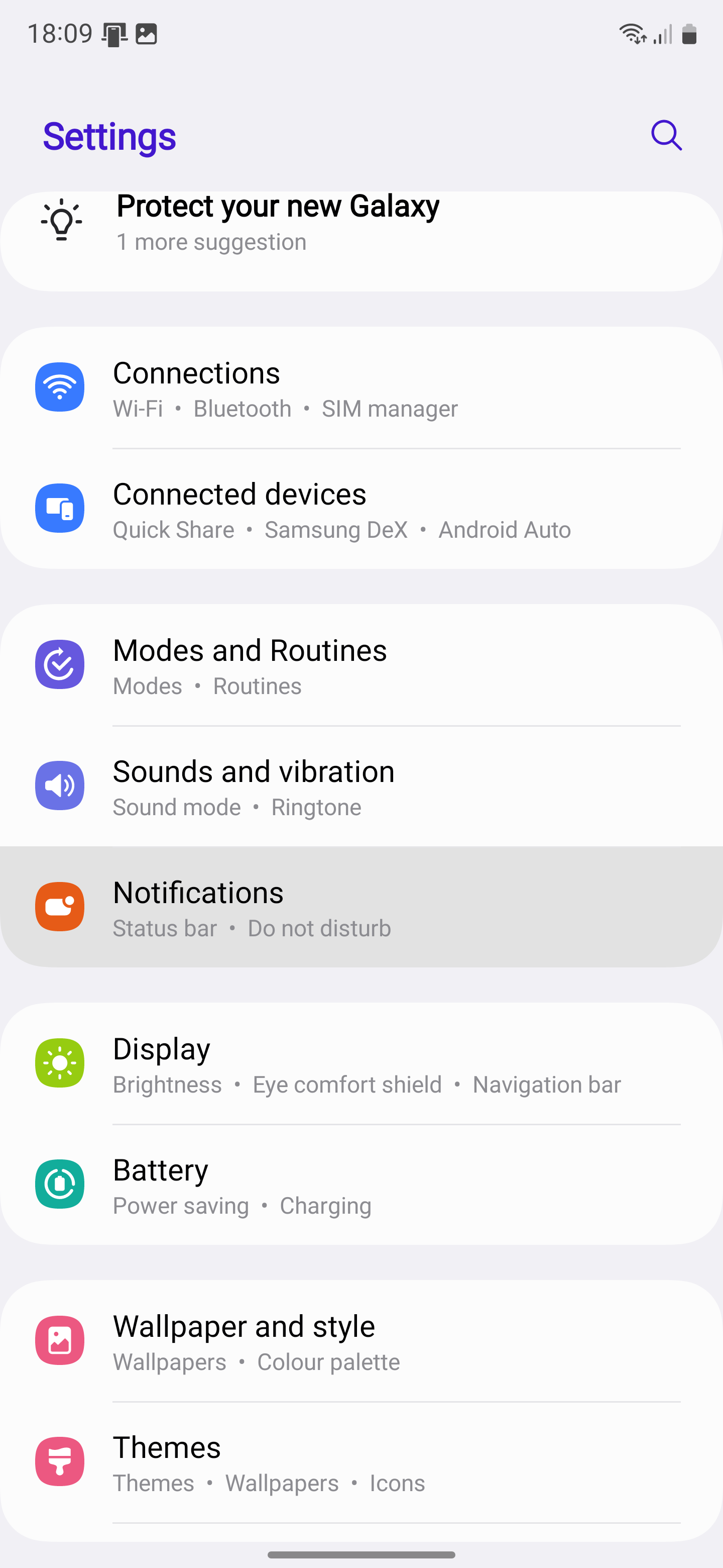 notifications on Galaxy S24
