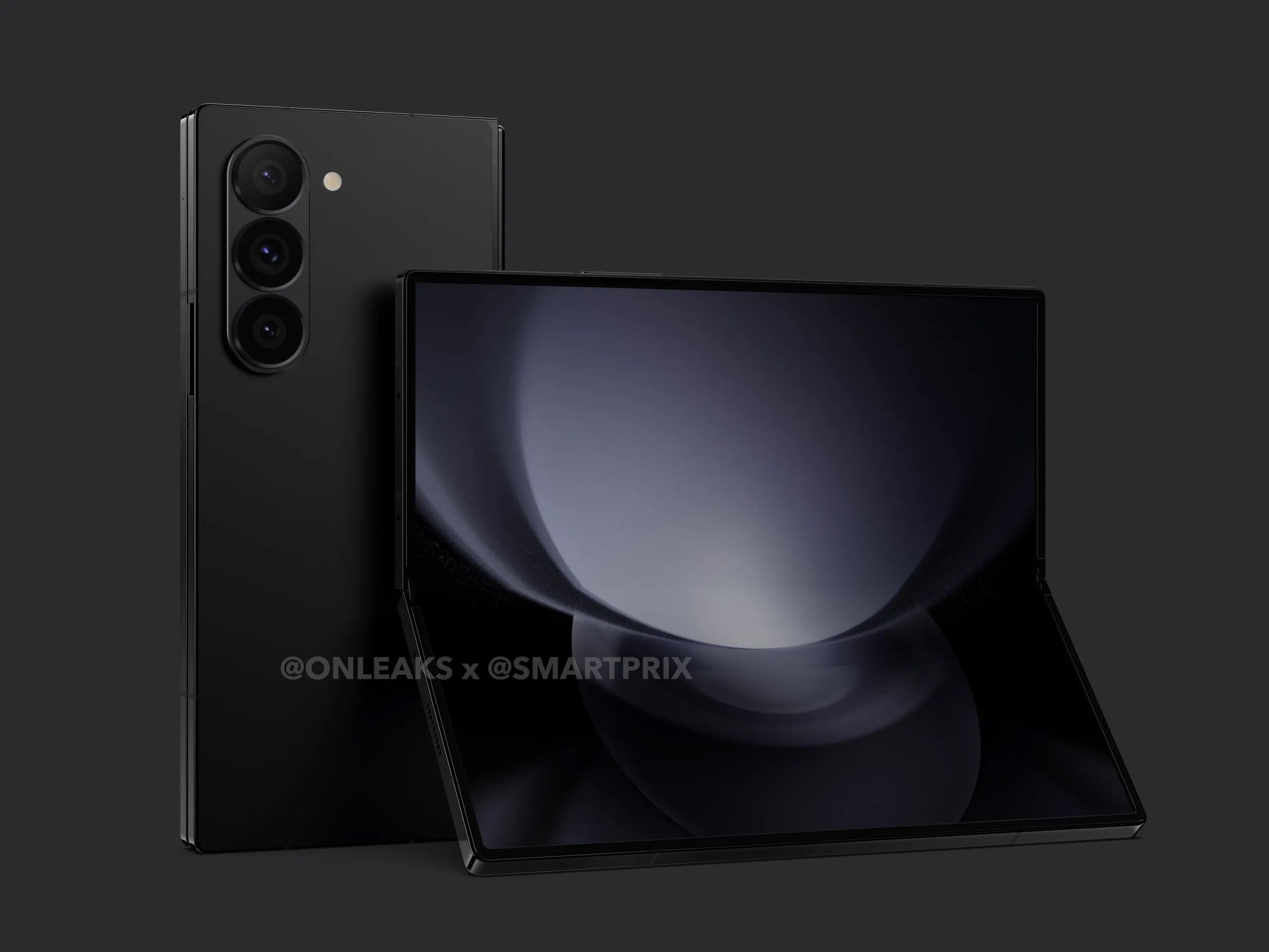 Samsung Galaxy Z Fold 6 leaked render