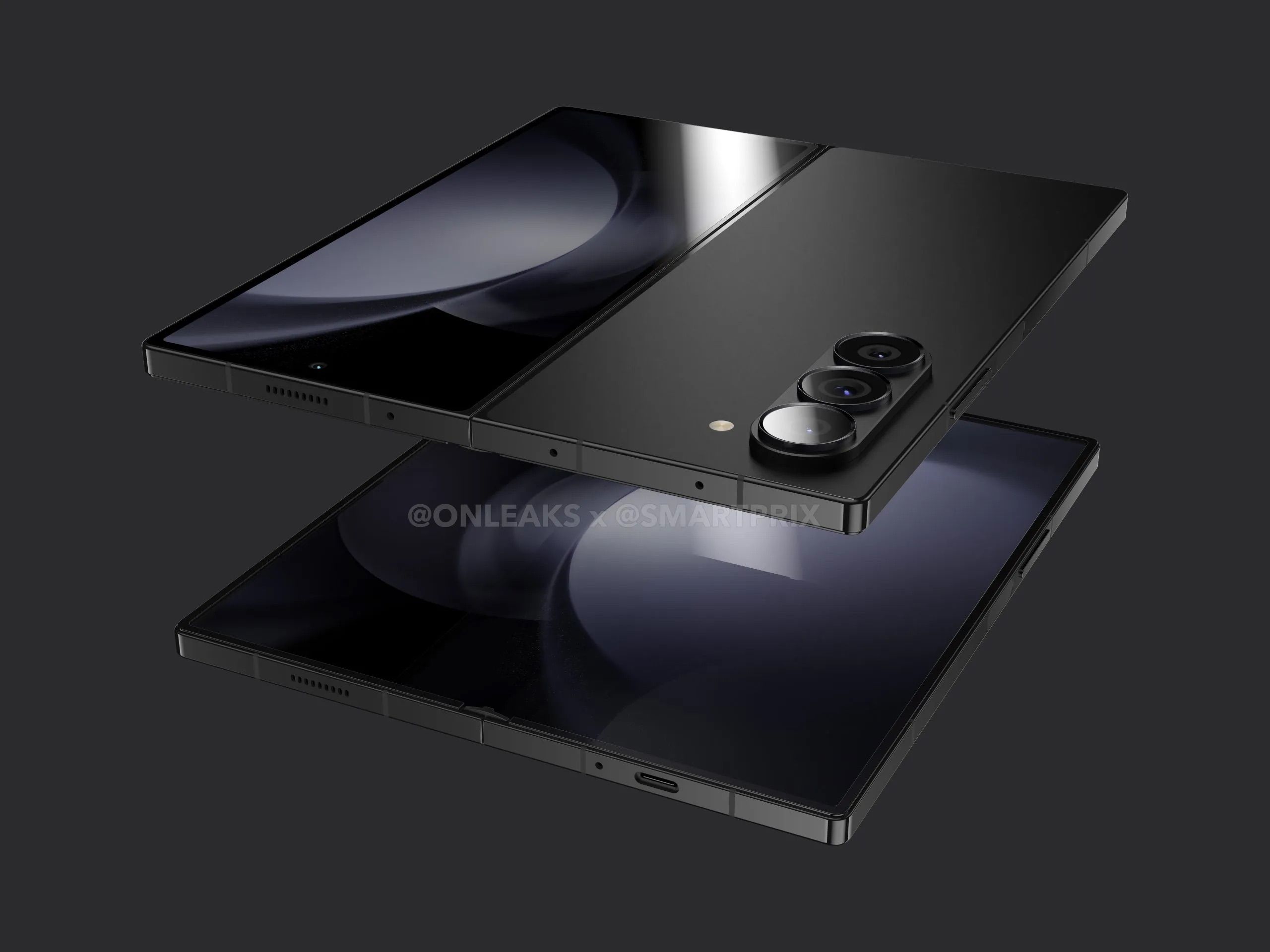 Samsung Galaxy Z Fold 6 leaked render