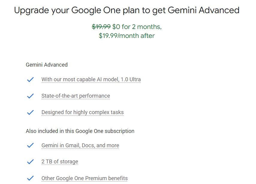 Gemini Advanced: What do you get with Google's premium AI offering?