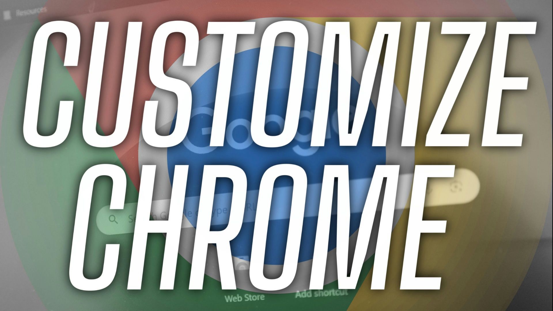 How to change your background in Google Chrome video thumbnail