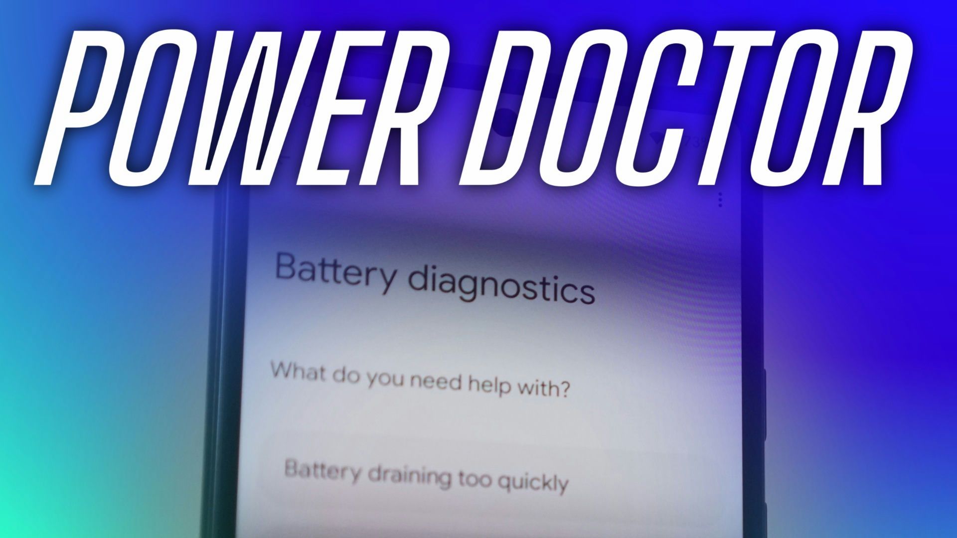 How to check your phone's battery health video thumbnail