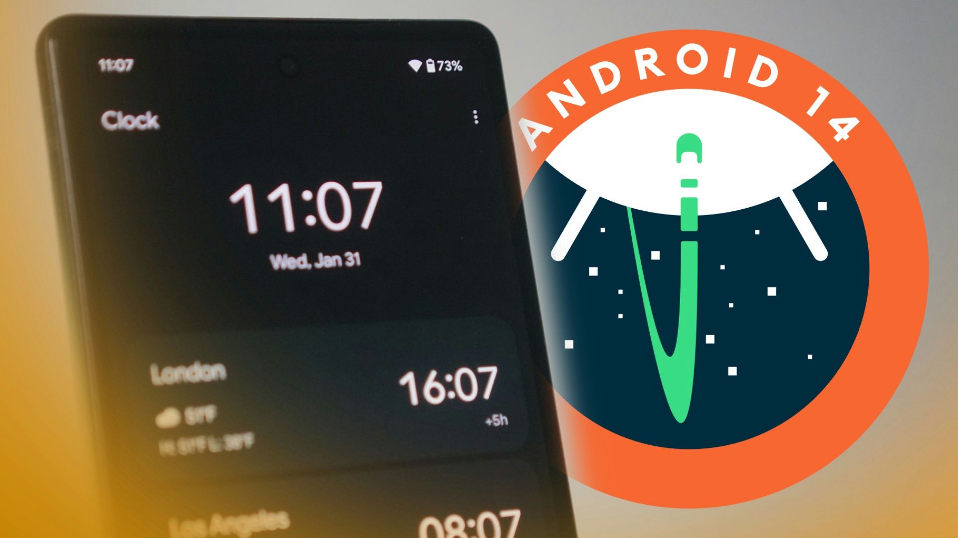 How to quickly access the Clock app in Android 14 thumbnail